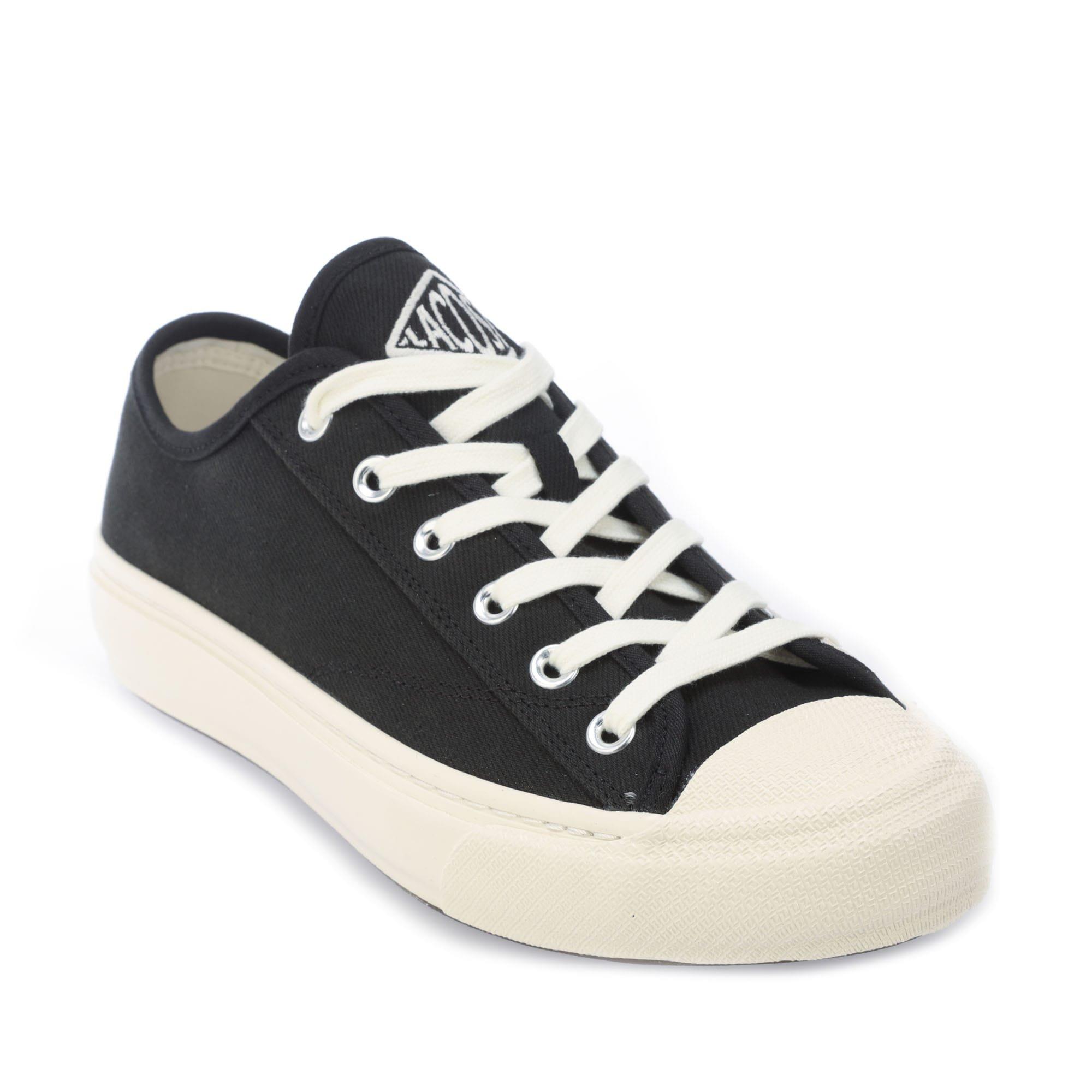 Black - Lacoste - Backcourt 2.0 Canvas Low Trainers - 2