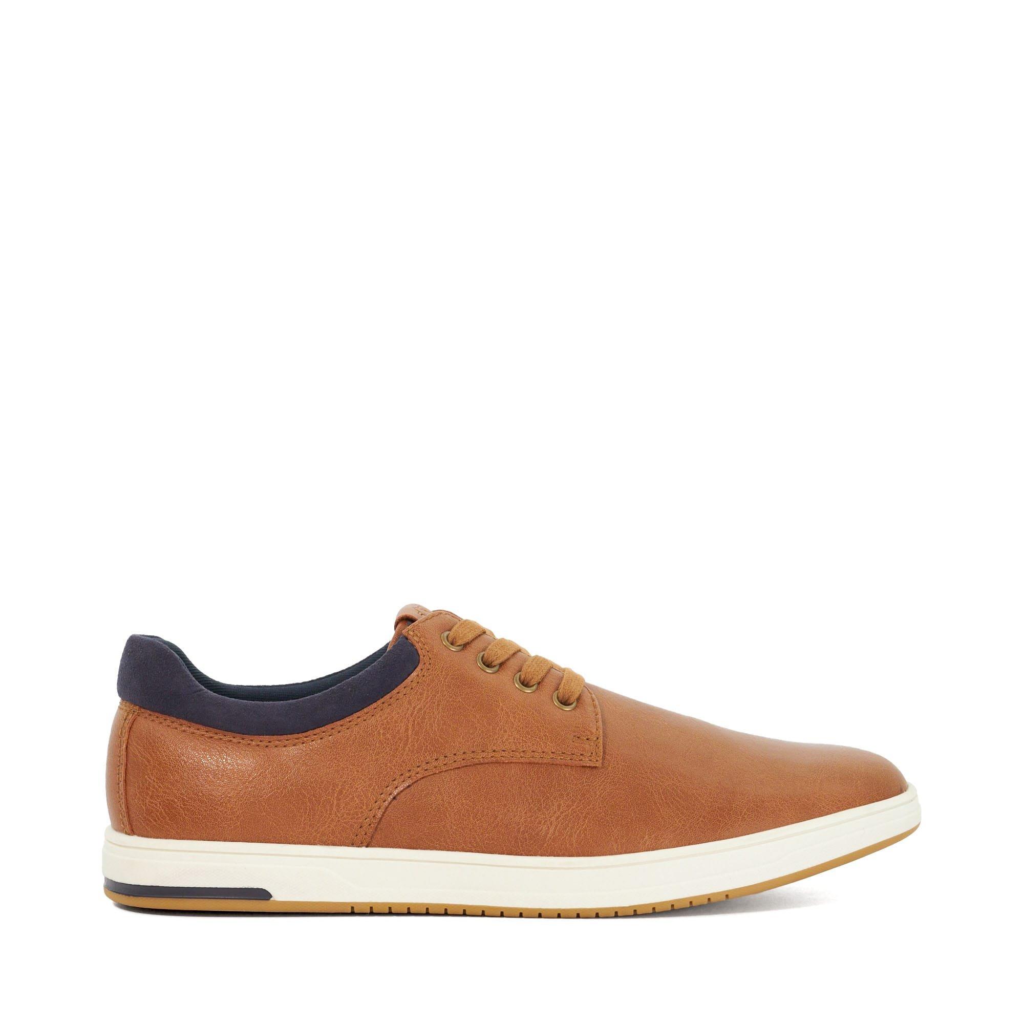Tan - Dune London - Tamsen Lace Up Trainers - 1