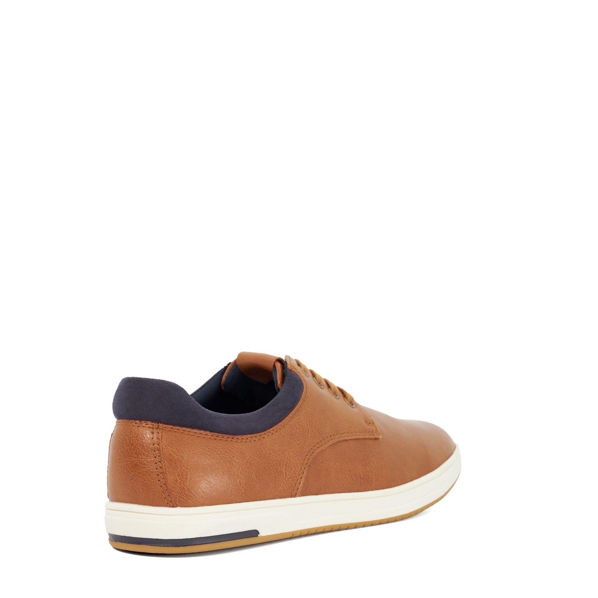 Tan - Dune London - Tamsen Lace Up Trainers - 3