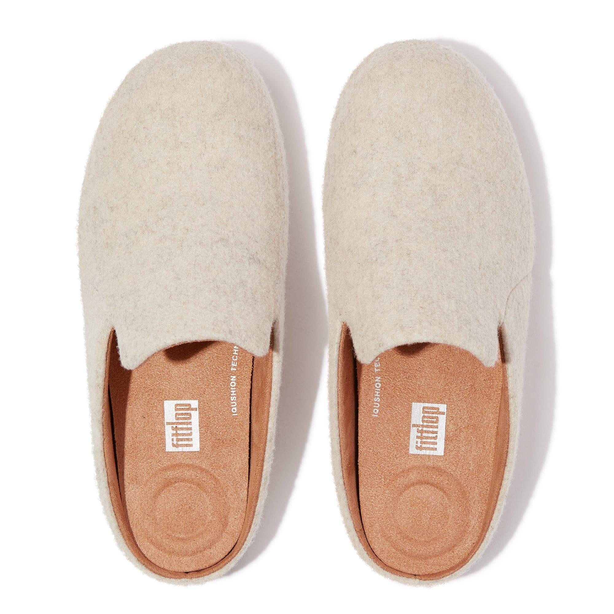 Ivory - Fitflop - Chrissie II Haus e01 Felt Slippers - 2
