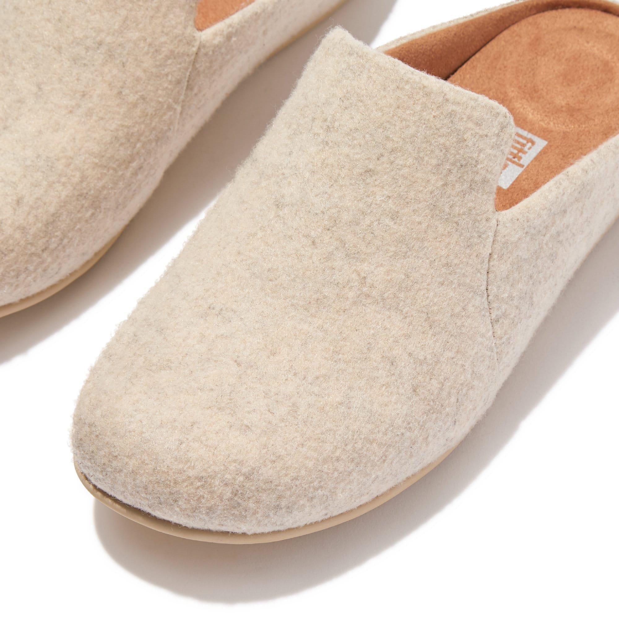 Ivory - Fitflop - Chrissie II Haus e01 Felt Slippers - 5