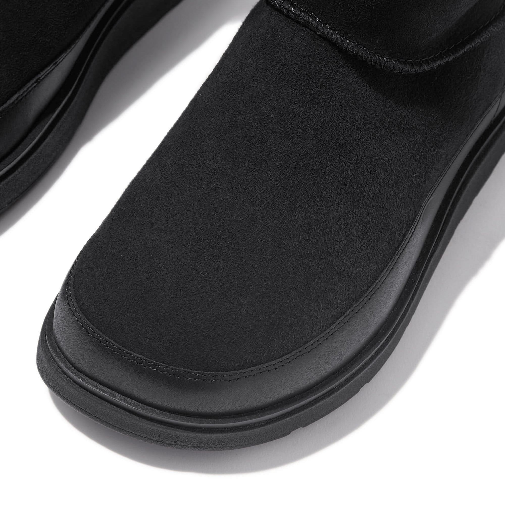 Zwart - FitFlop - Gen-FF Ultra Mini Double Faced Shearling Boots - 7