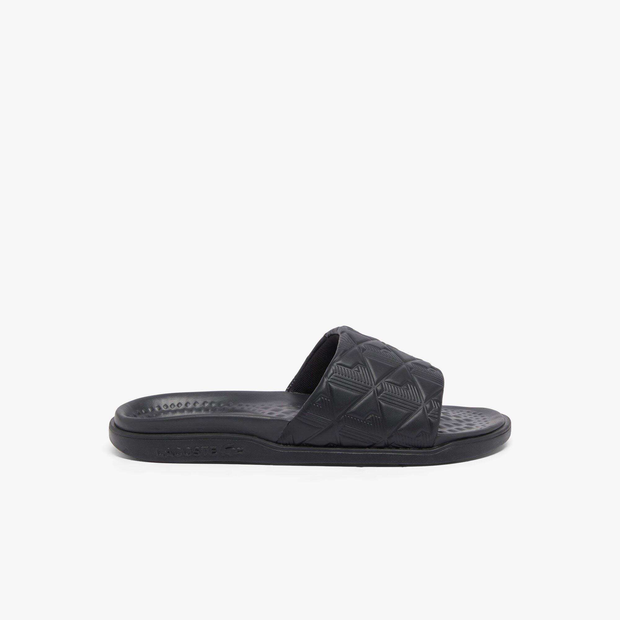 Black - Lacoste - Serve Slide Dual Sliders - 1