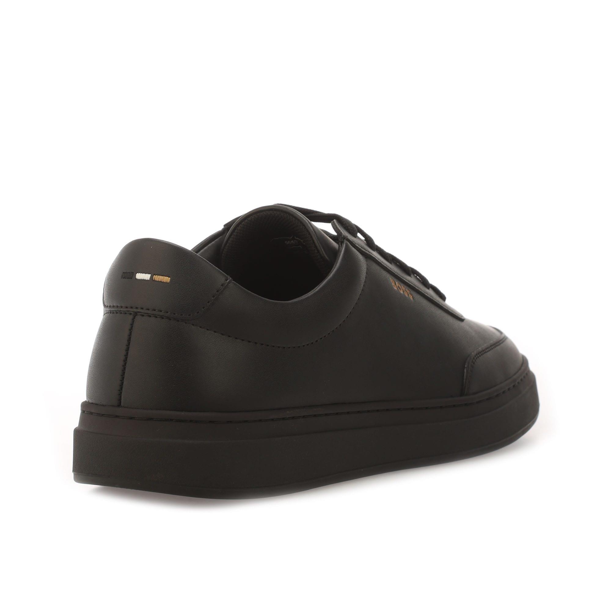 Black - Boss - Kieran Tennis Trainers - 3