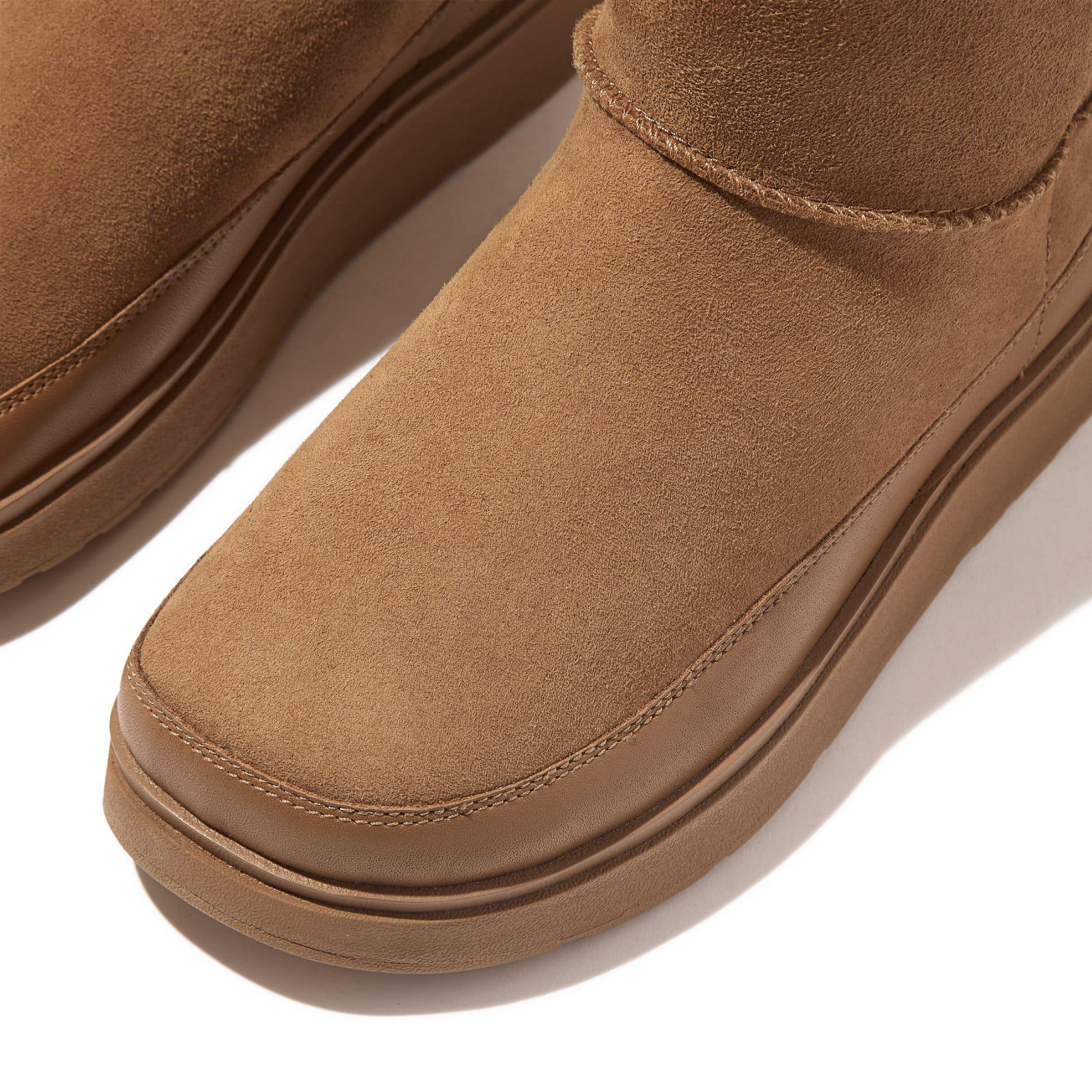 Tan - Fitflop - Gen-FF Ultra Mini Double Faced Shearling Boots - 4