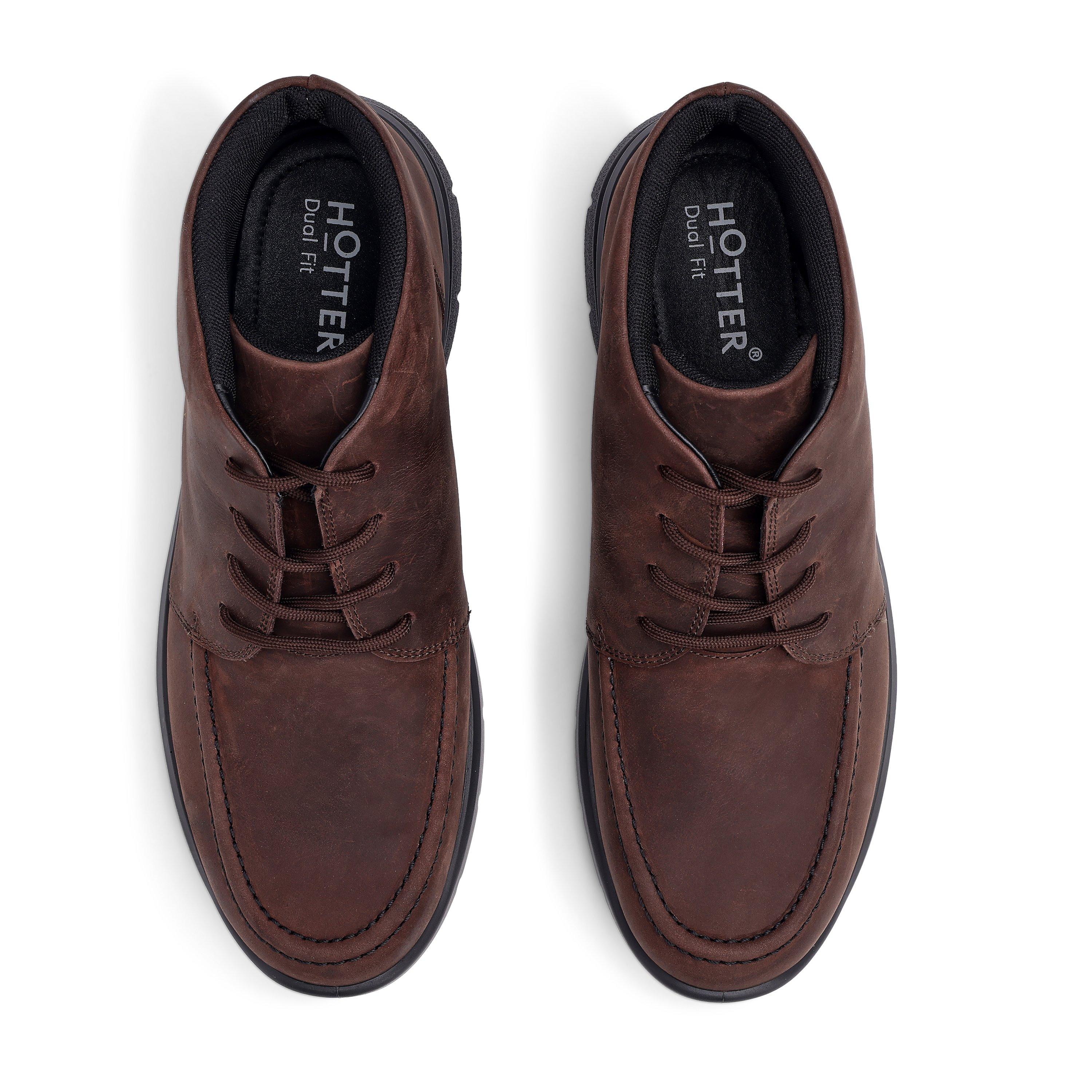 Chocolate - Hotter - Isaac Wide Fit Mens Boots - 3