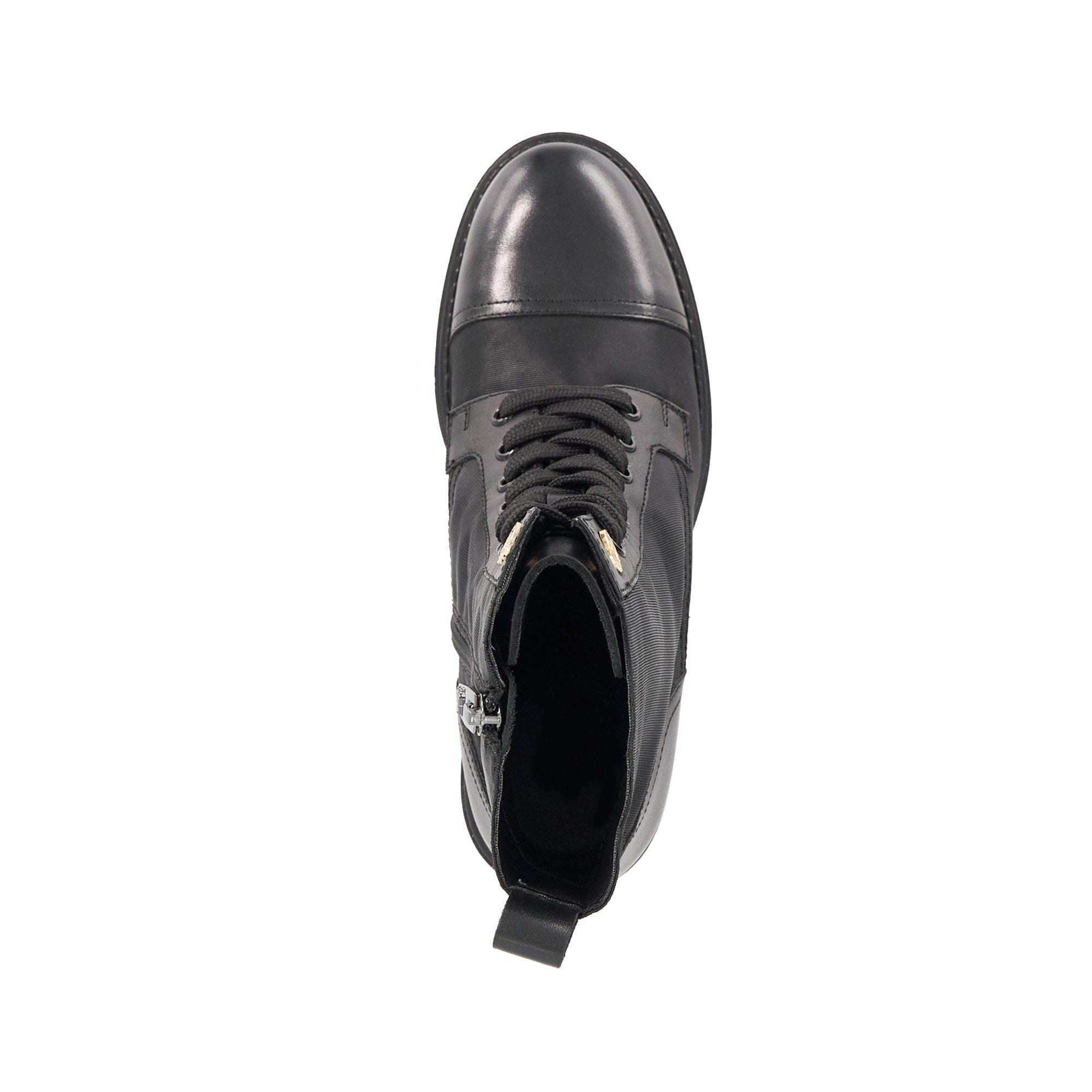 Black - Dune London - Plotting Block Heel Ankle Boots - 4