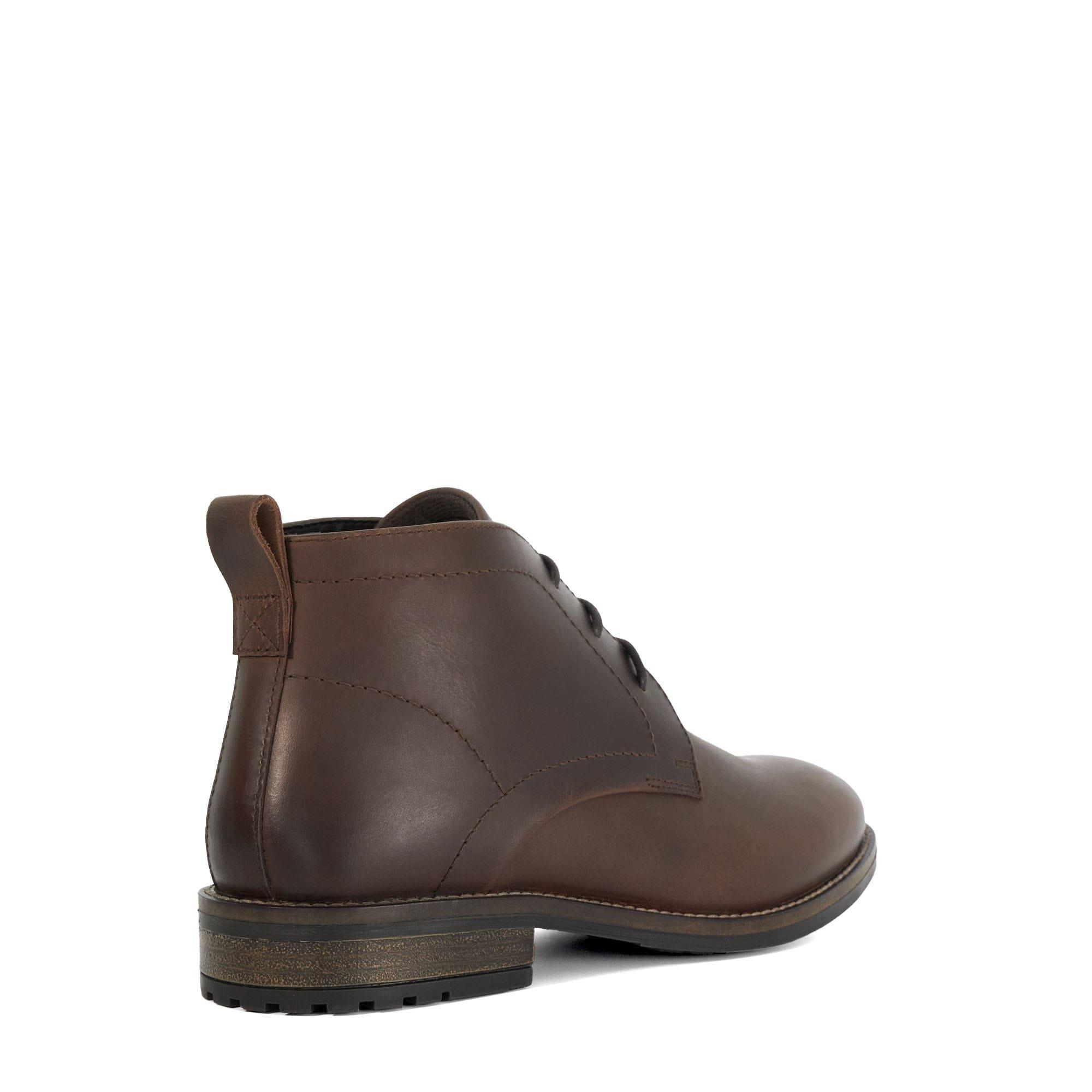 Brown - Dune London - Clifford Casual Lace Up Chukka Boots - 3