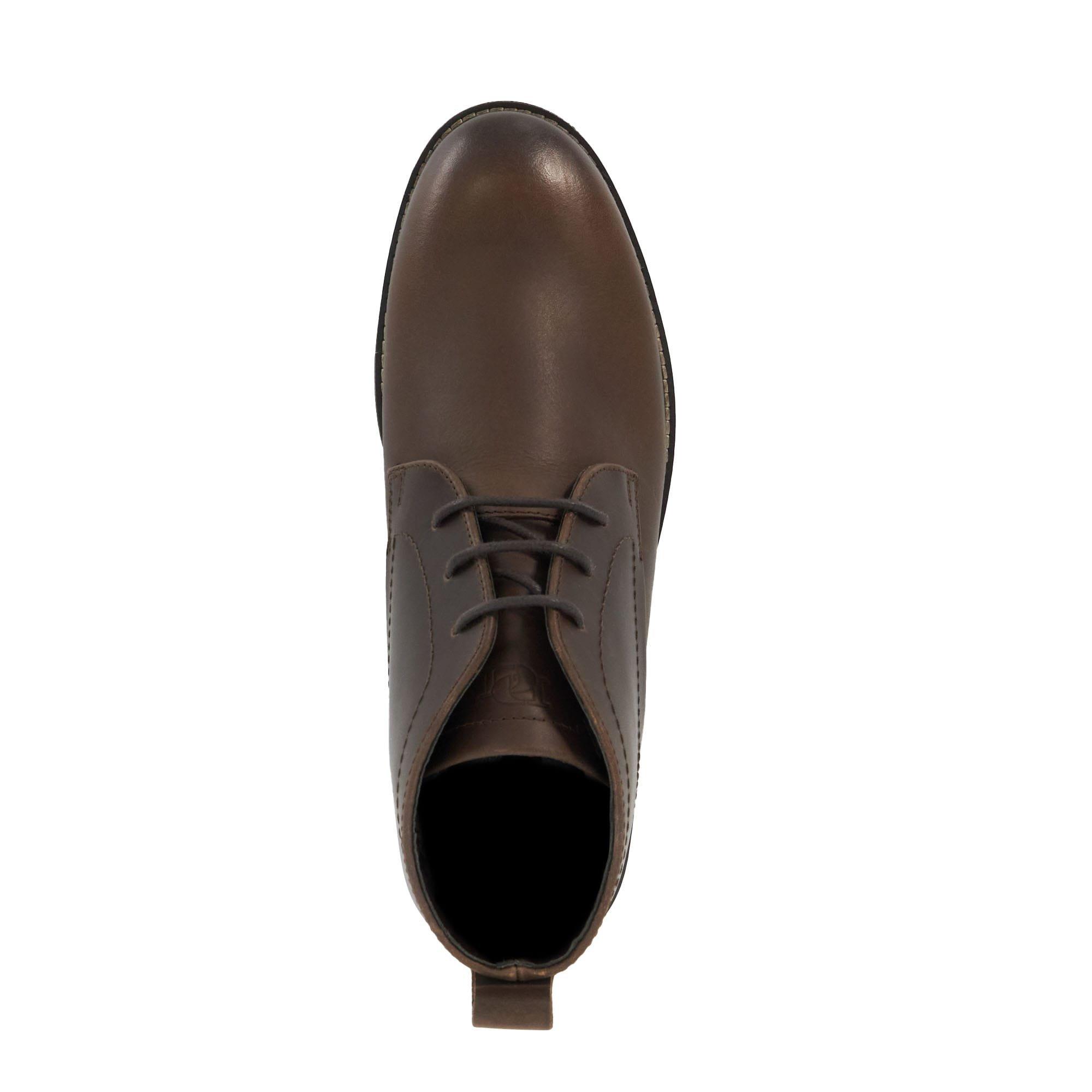 Brown - Dune London - Clifford Casual Lace Up Chukka Boots - 4