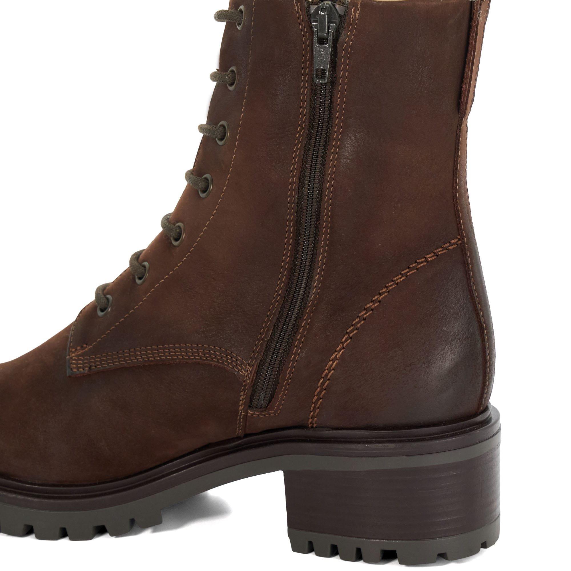 Brown - Dune London - Paniz Chunky Faux Fur Lined Boots - 5