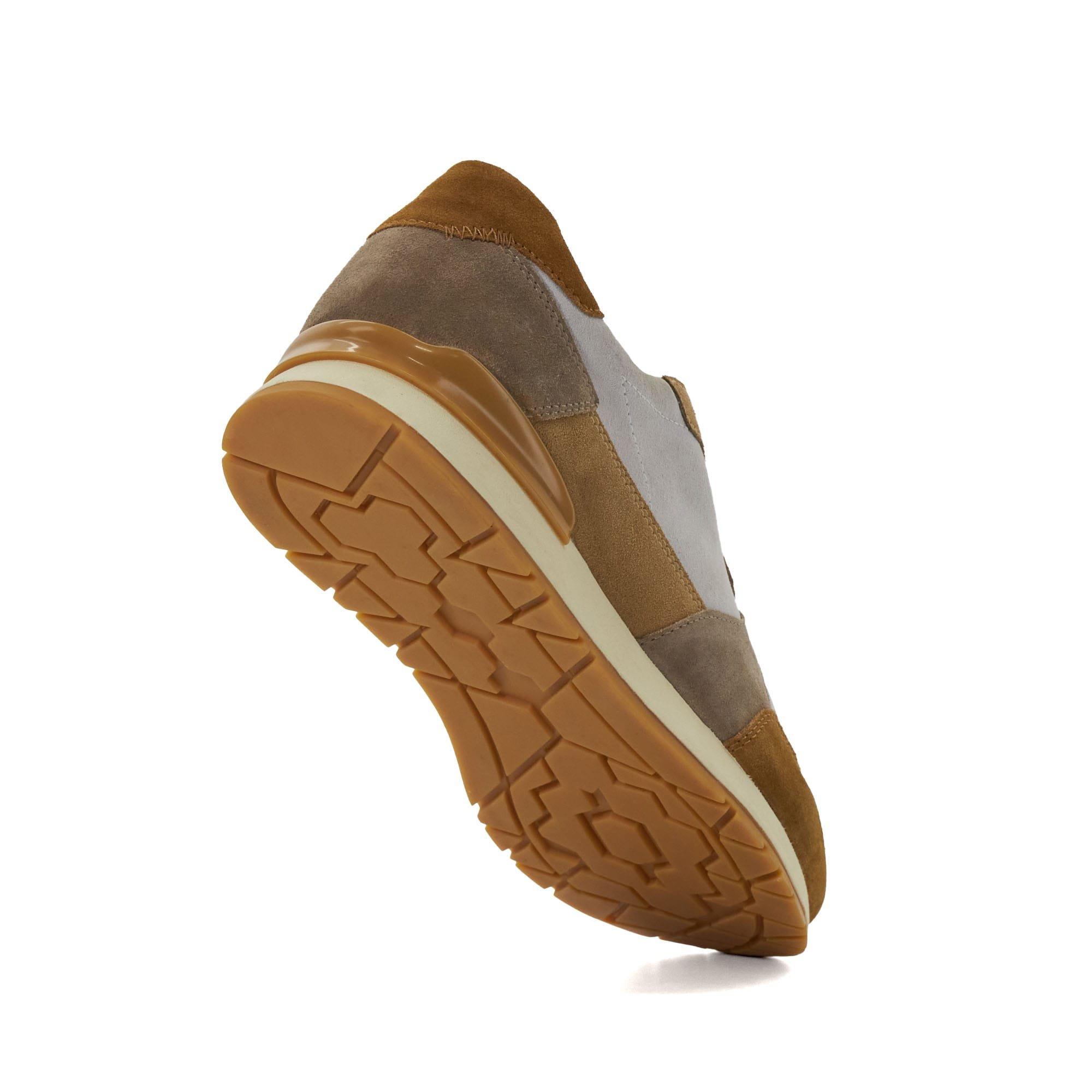 Taupe - Dune London - Treaty Textured Lace Up Trainers - 6