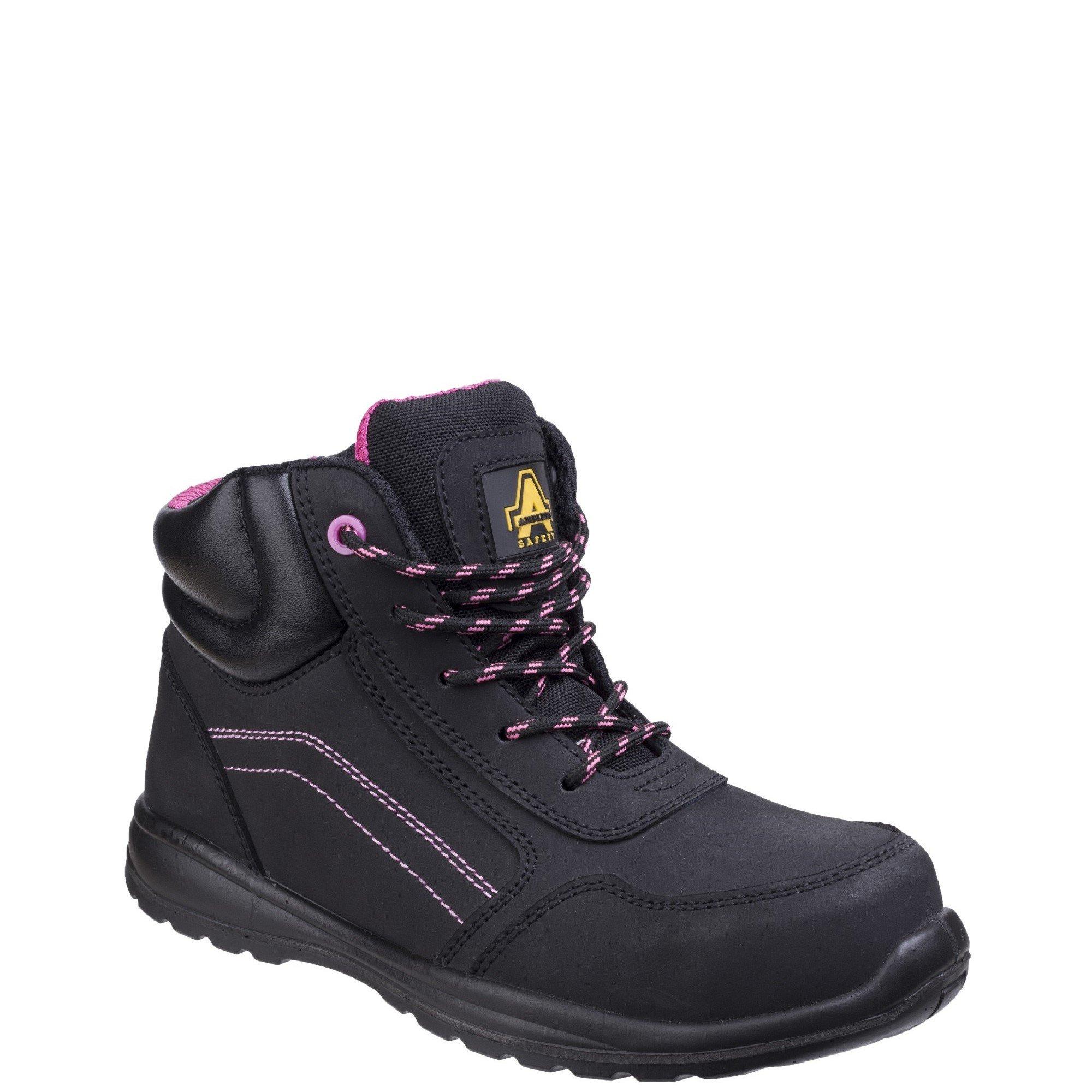 Black - Amblers Safety - AS601 Lydia Composite Safety Boot With Side Zip - 2