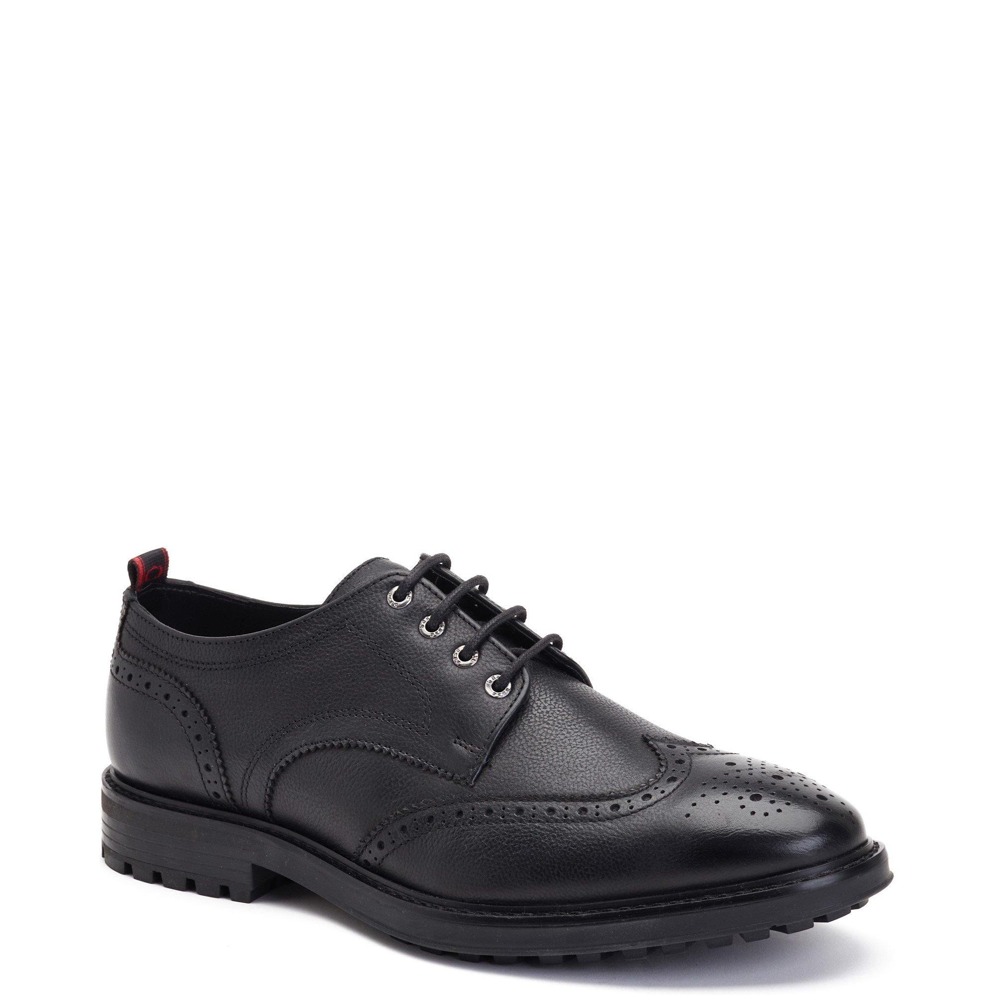Black - Base London - Yukon Grain Shoes - 2