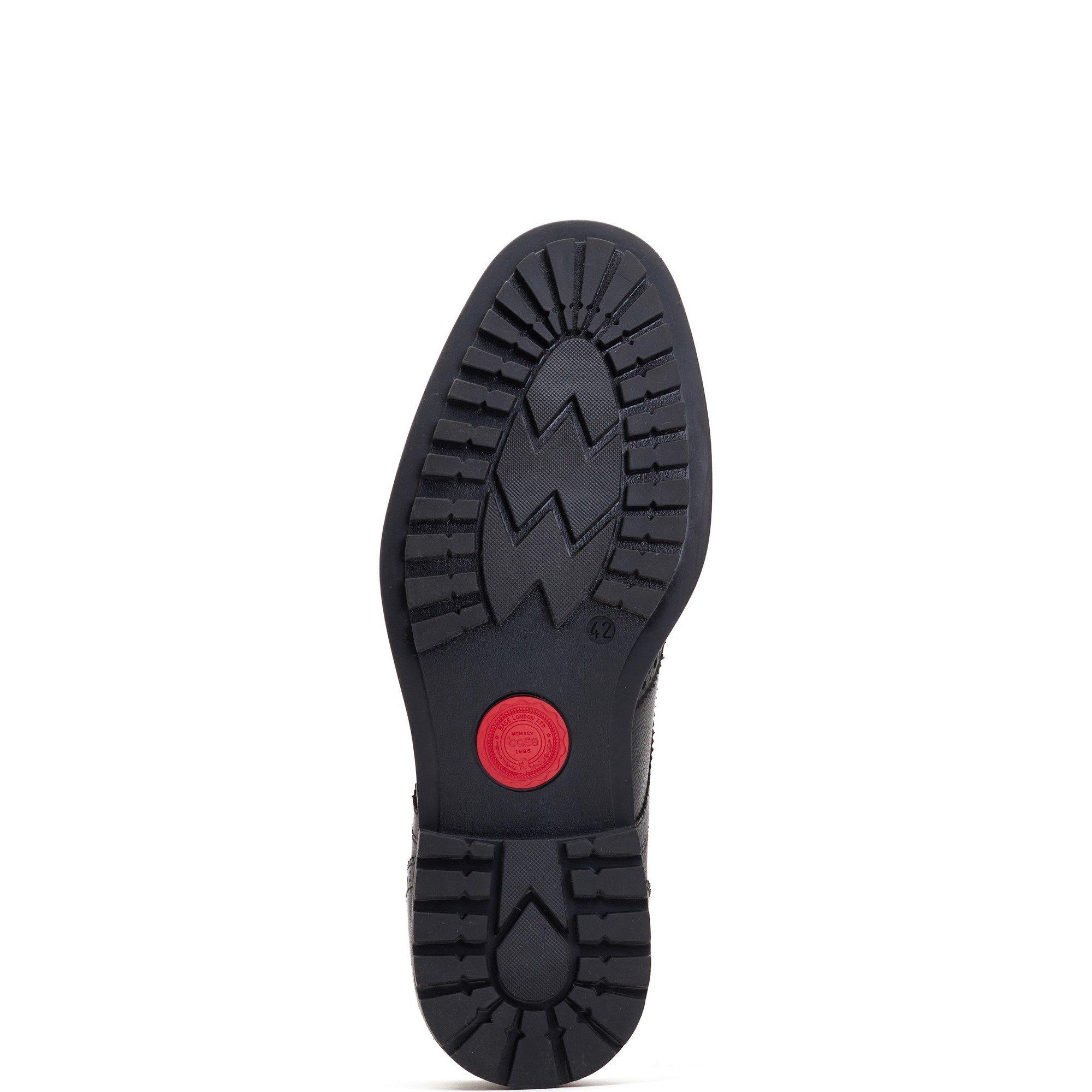 Black - Base London - Yukon Grain Shoes - 4