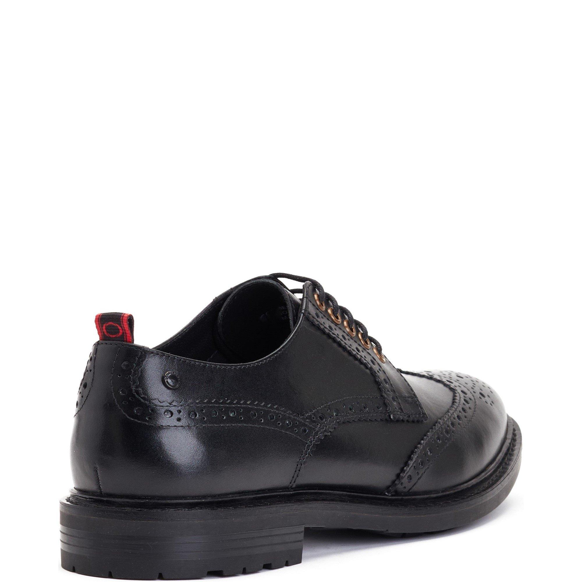 Black - Base London - Jagger Waxy Shoes - 3