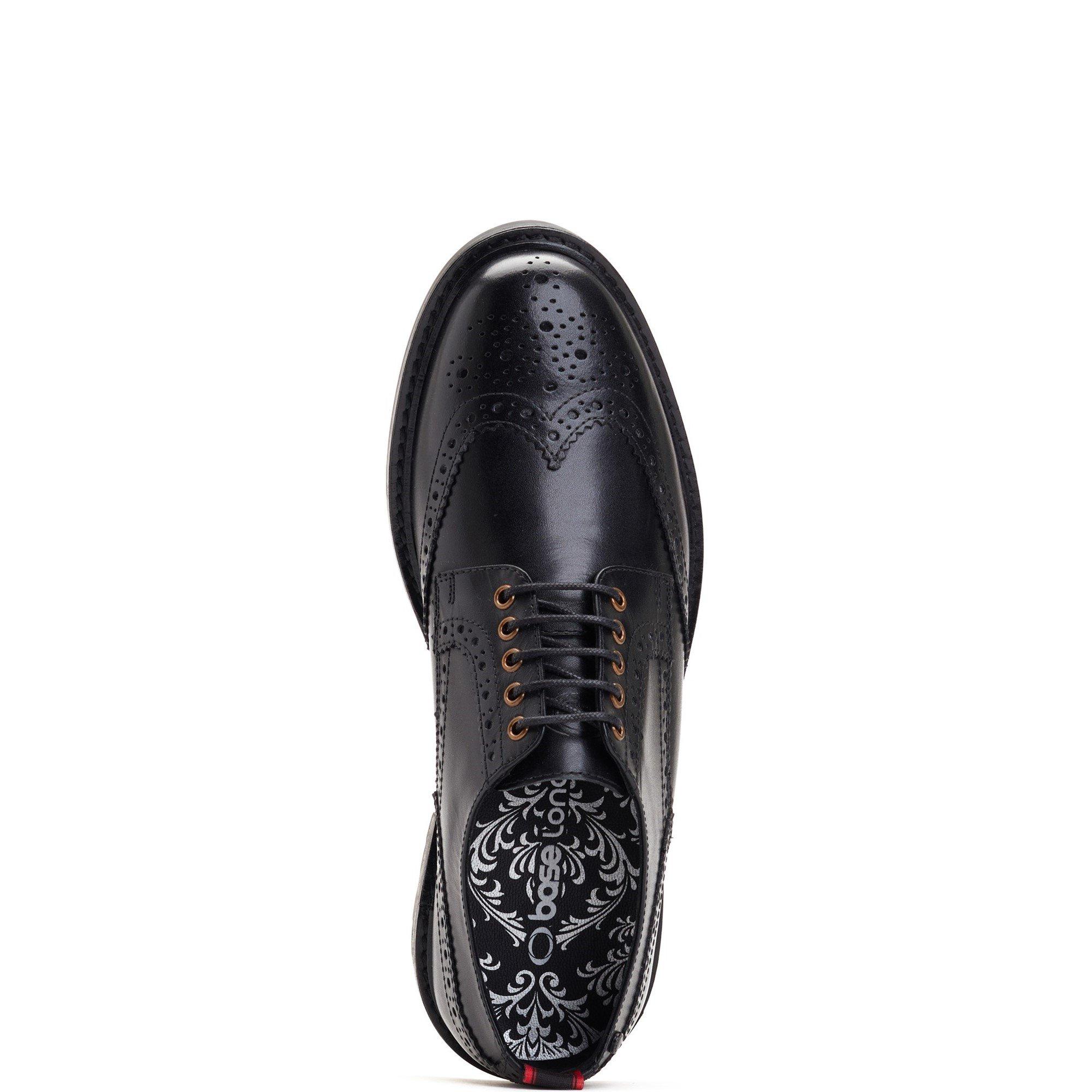 Black - Base London - Jagger Waxy Shoes - 4