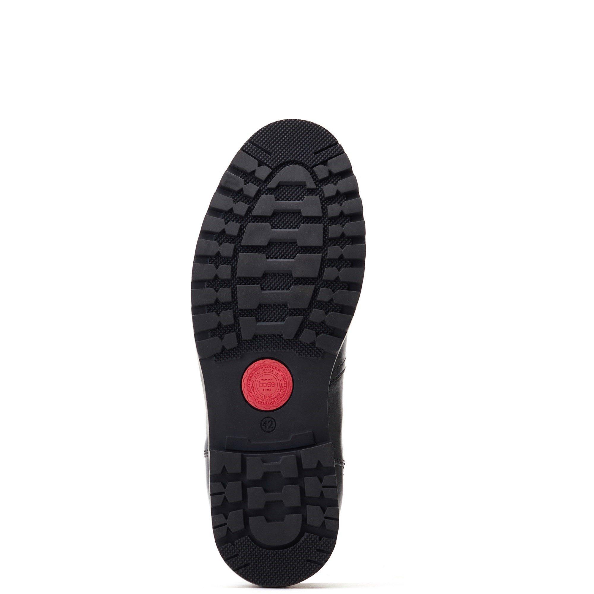 Black - Base London - Cutler Waxy Chelsea Boot - 5