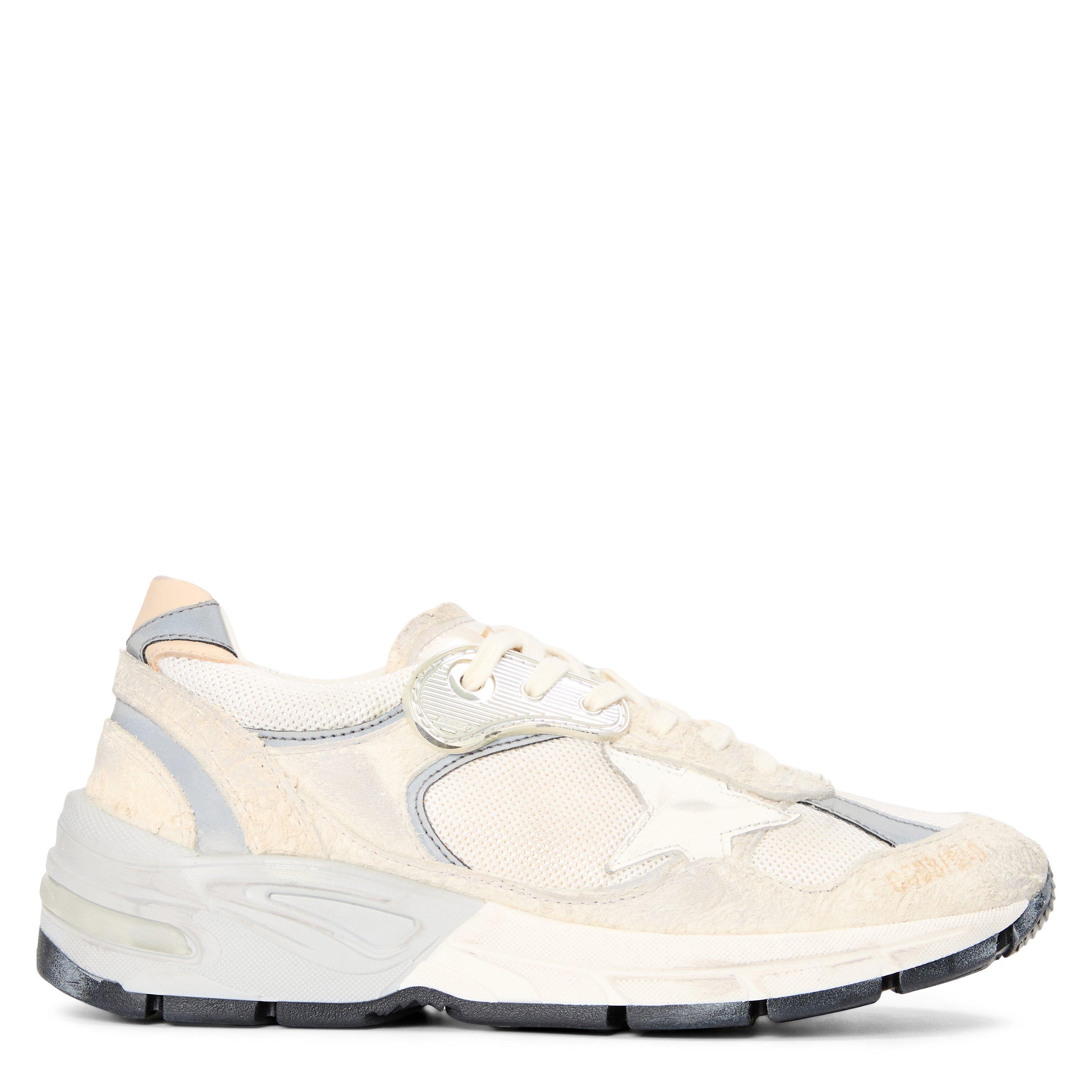 White - Golden Goose - Running Dad Suede Trainers - 1