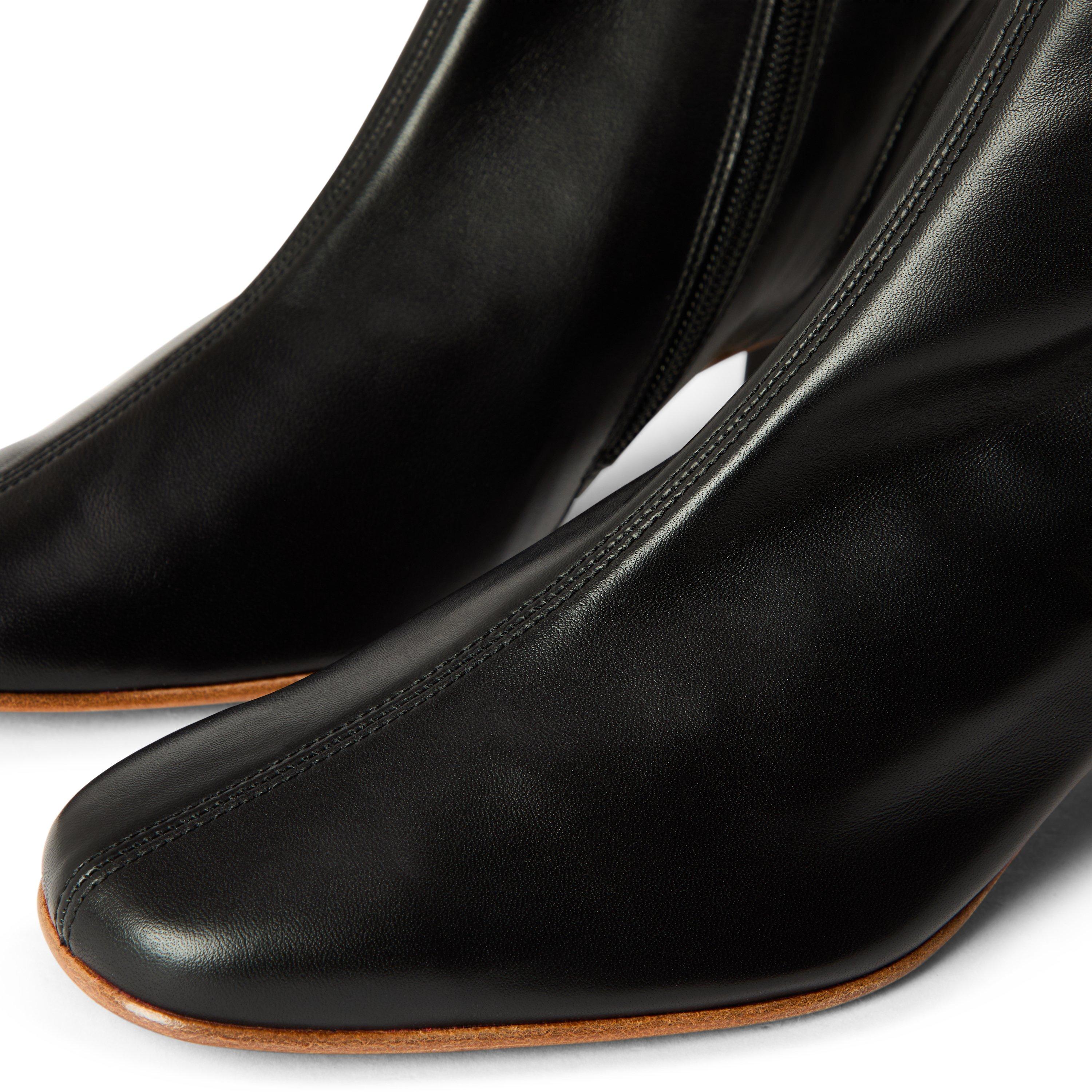 Black - By Far - Sofia Leather Heeled Boots - 3