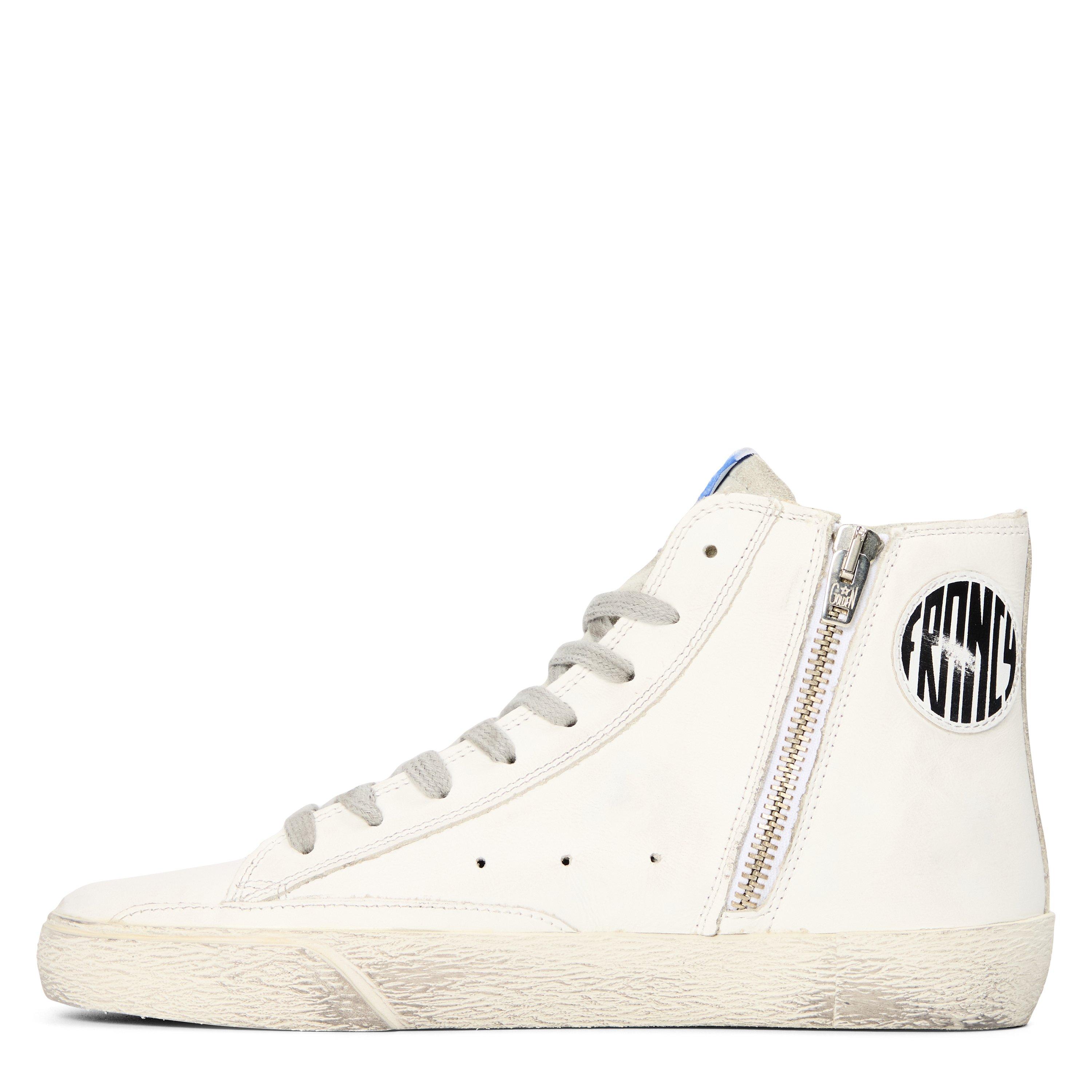 White - Golden Goose - Francy Leather Hi-Top Trainers - 2