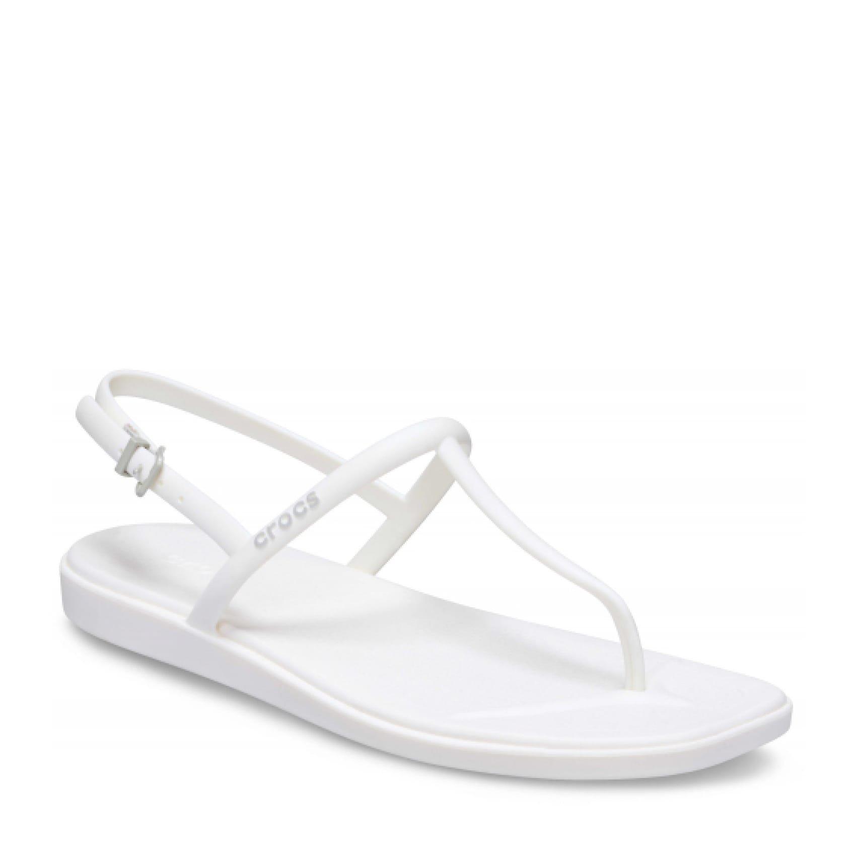 Bijela - Crocs - Miamai Thong Flip Sandals - 6