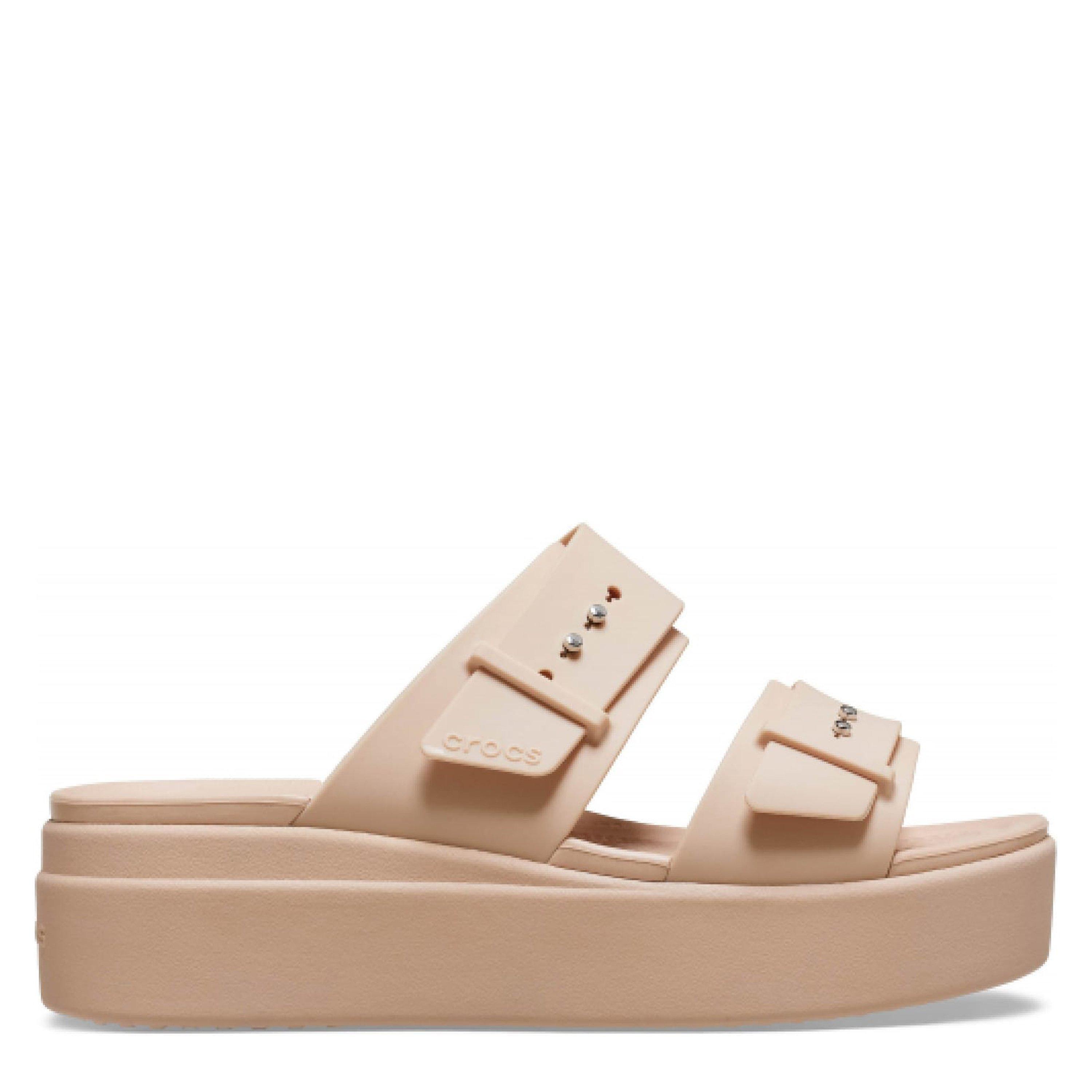 Pink - Crocs - Brooklyn Buckle Sandal - 1