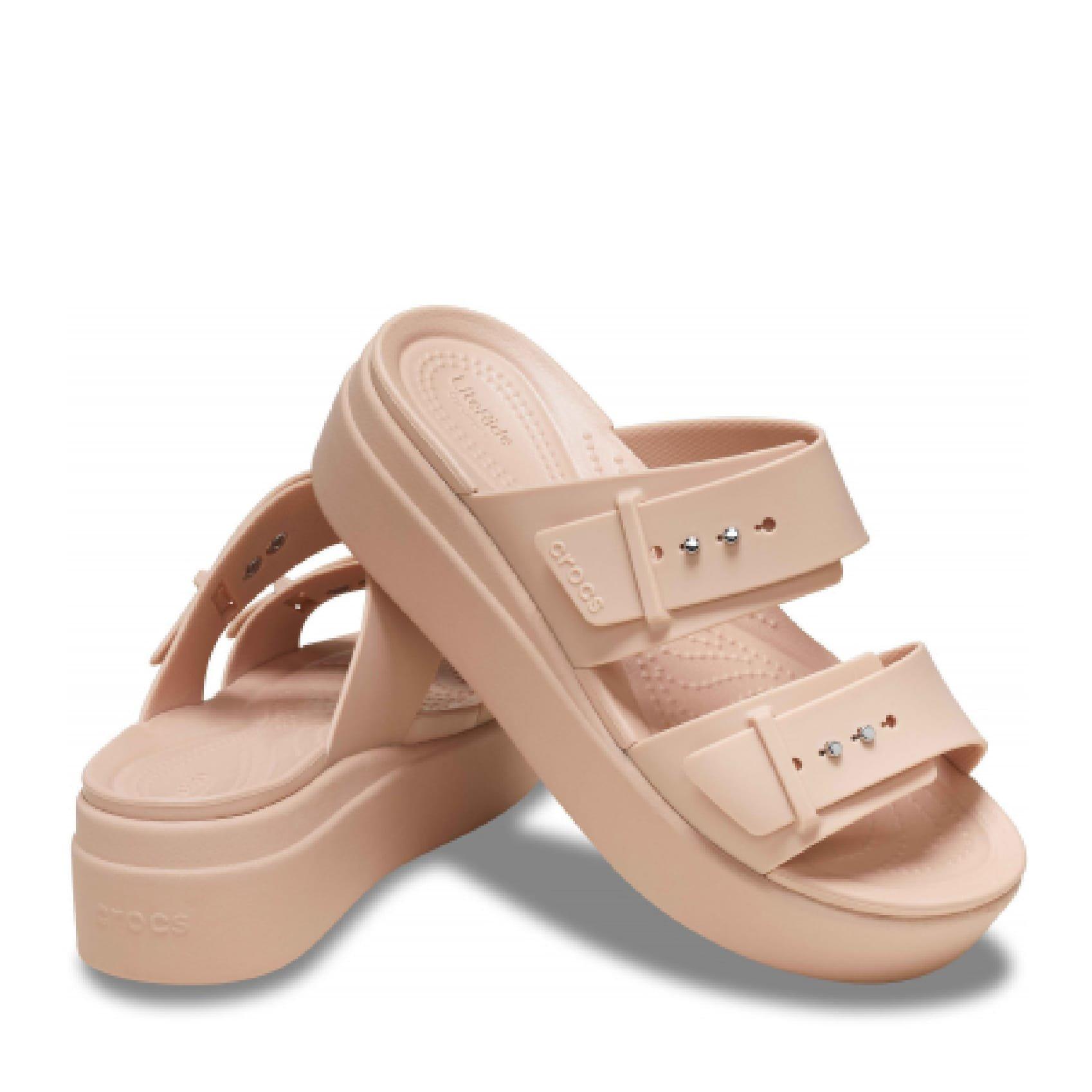 Pink - Crocs - Brooklyn Buckle Sandal - 2