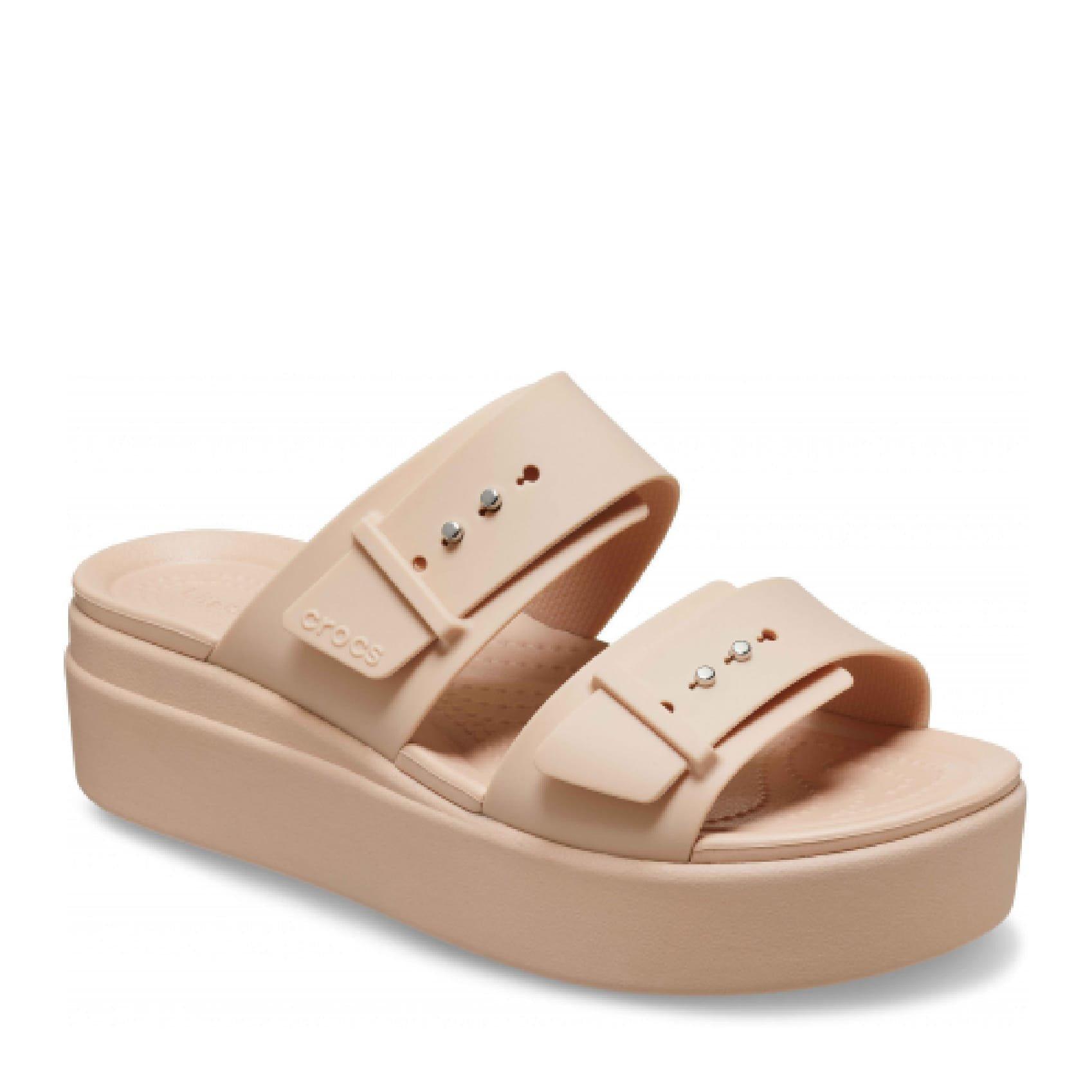Pink - Crocs - Brooklyn Buckle Sandal - 5