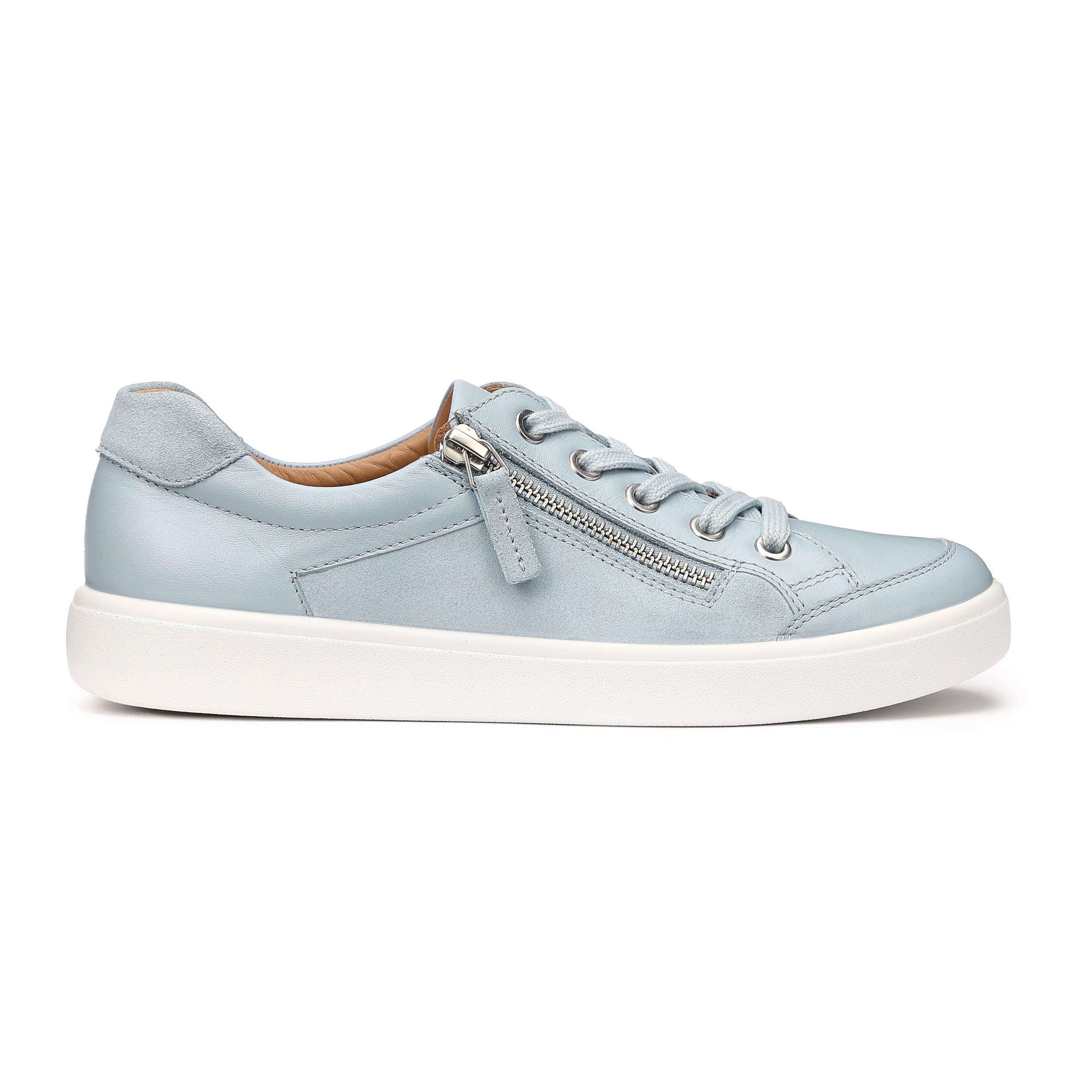 Sky Blue - Hotter - Chase II Trainers Wide Fit - 1