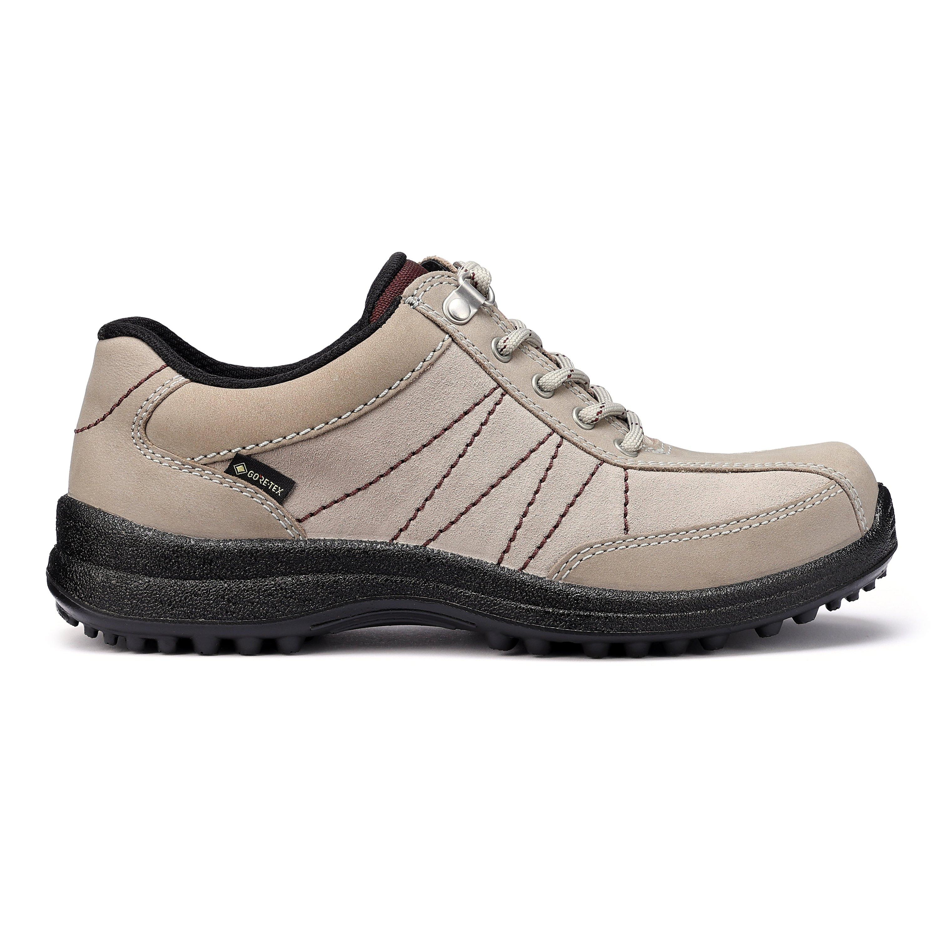 Hotter Women's Mist Wide Fit Gore-Tex Walking Shoes - Flint Grey - 9 (43)
