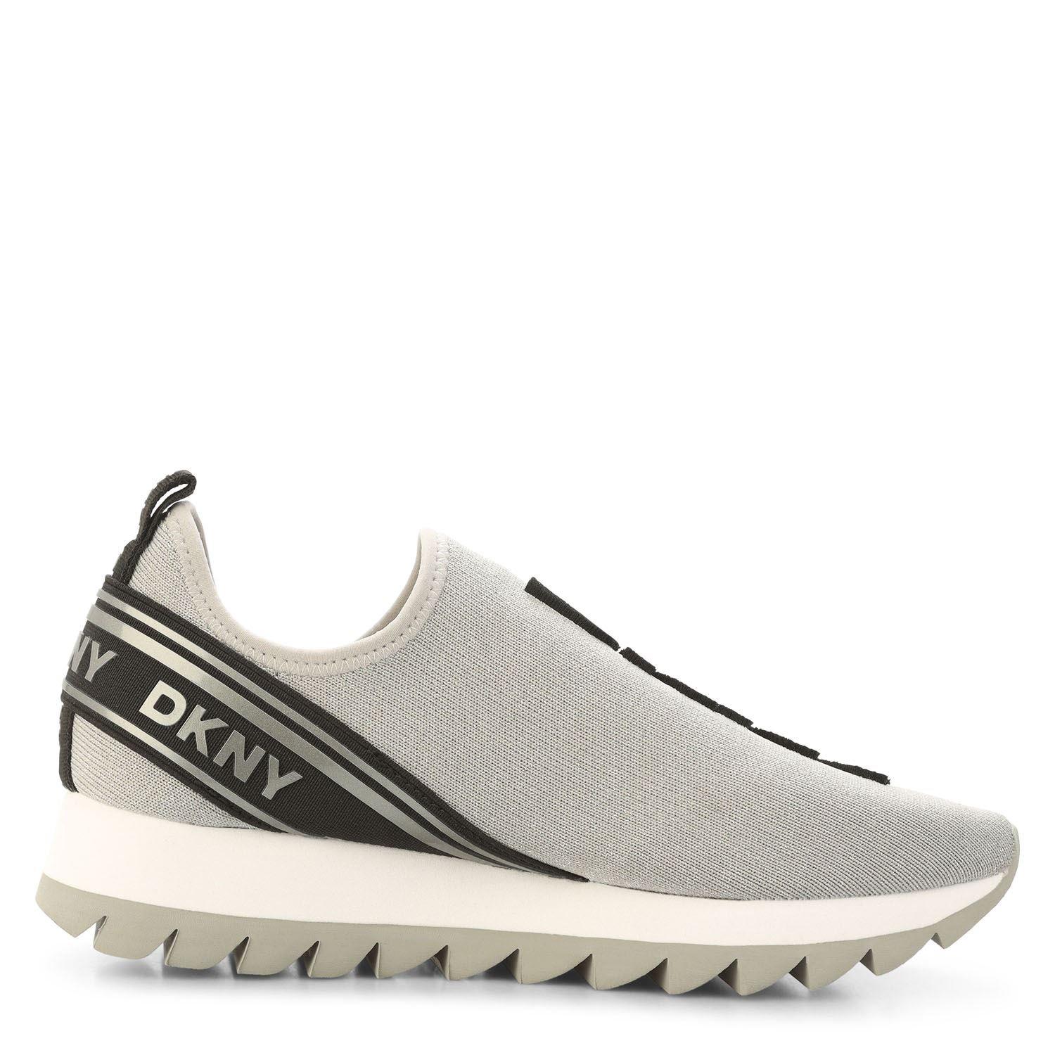 Silver - DKNY - Abbi Slip On Trainers - 2