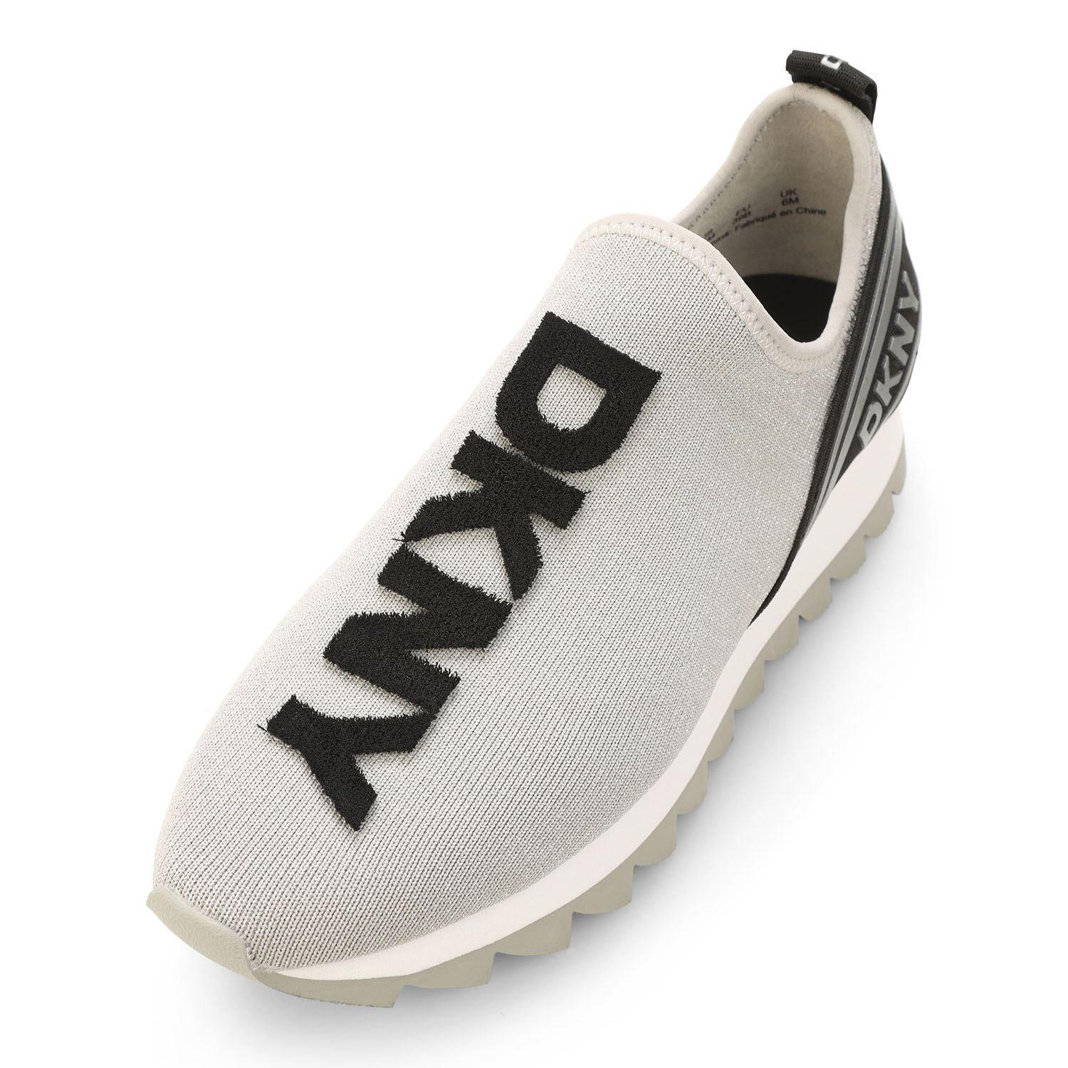 Silver - DKNY - Abbi Slip On Trainers - 5