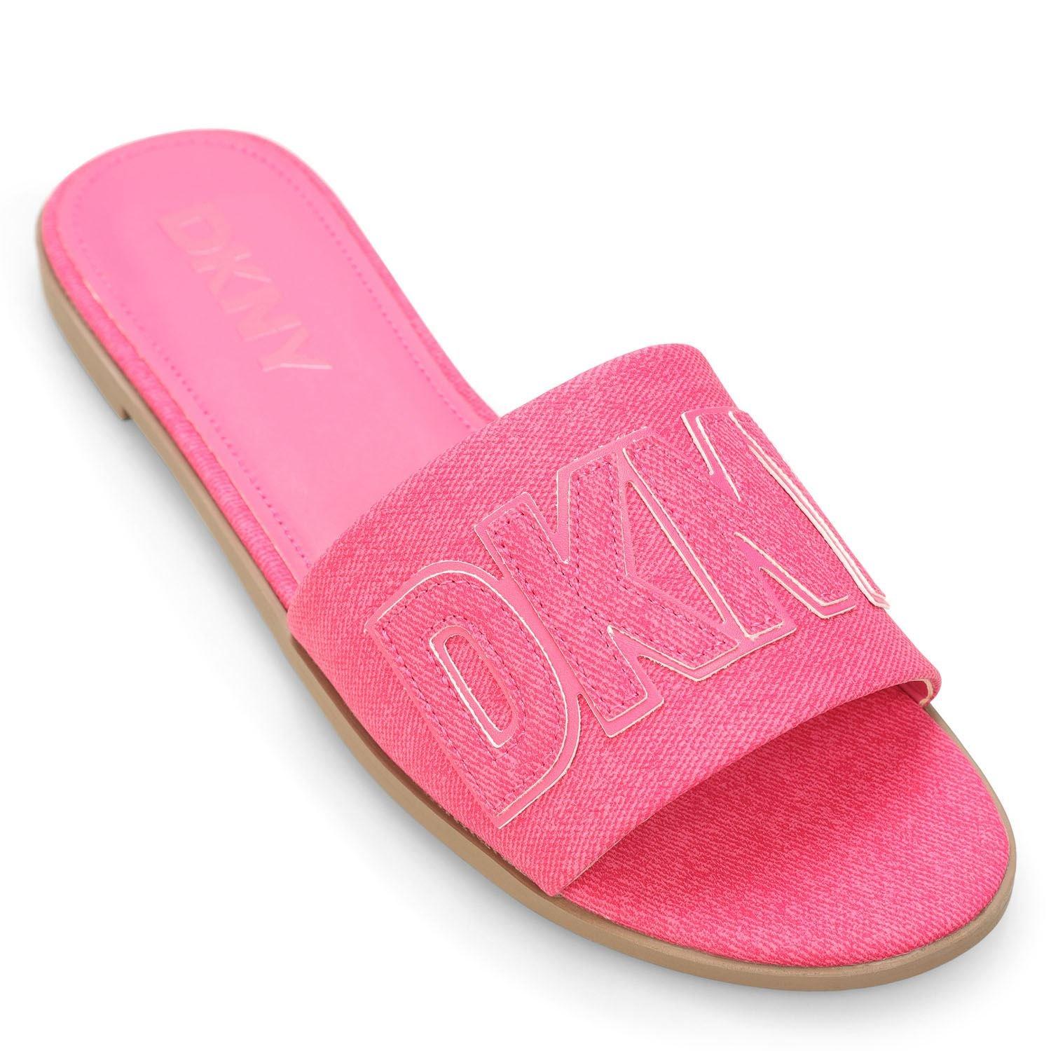 Pink - DKNY - Willow Flat Sliders - 5