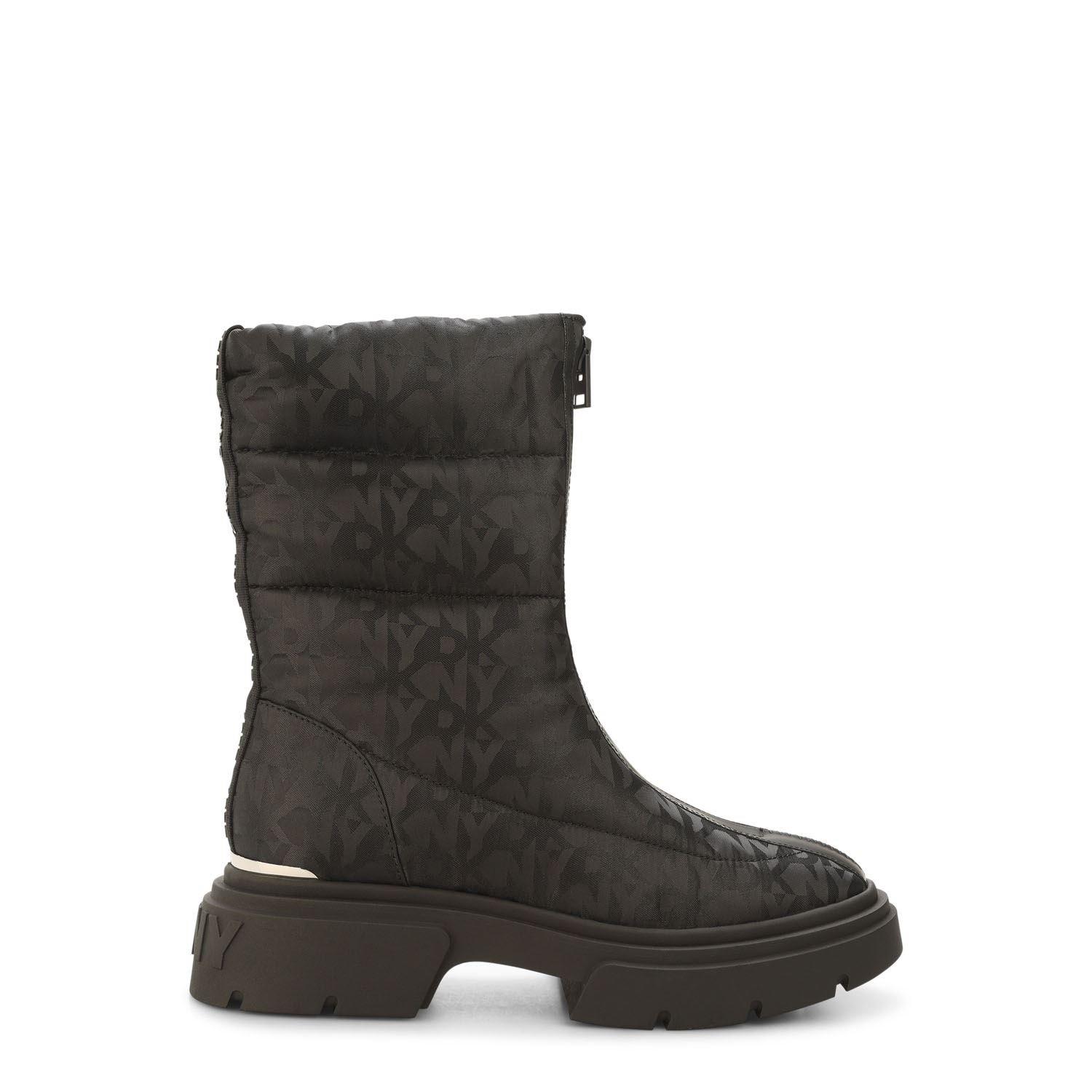 Black - DKNY - Fiza Zip Up Winter Boots - 2