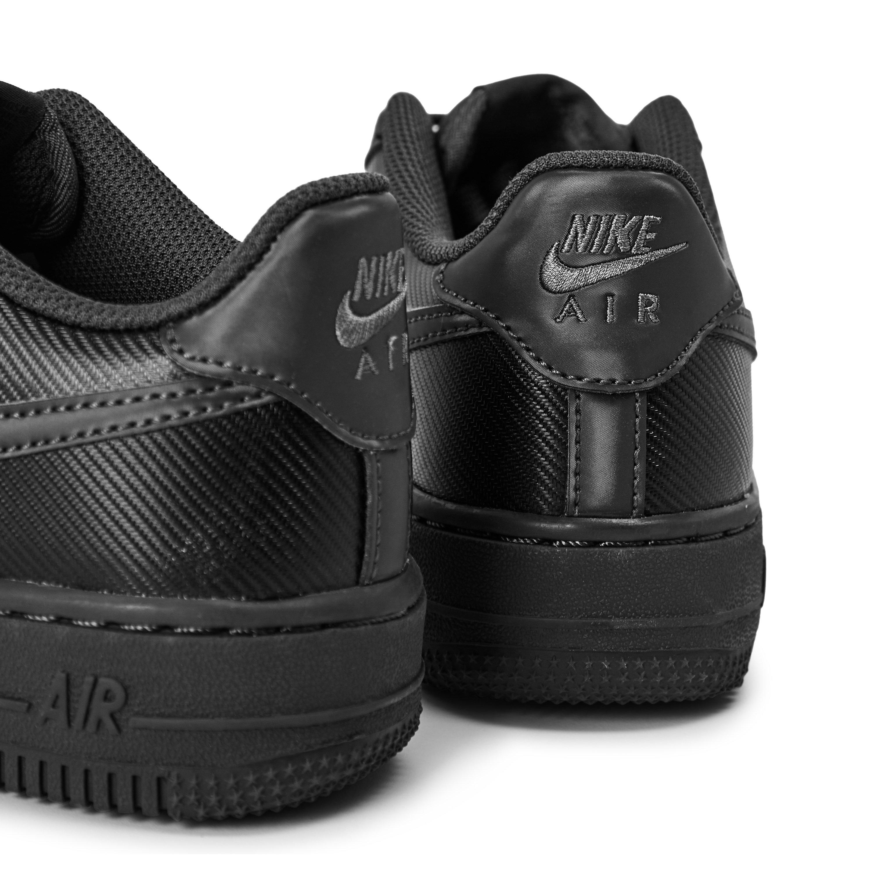 Black/Anthrac - Nike - Kids' Air Force 1 LV8 Carbon Leather Runners - 5
