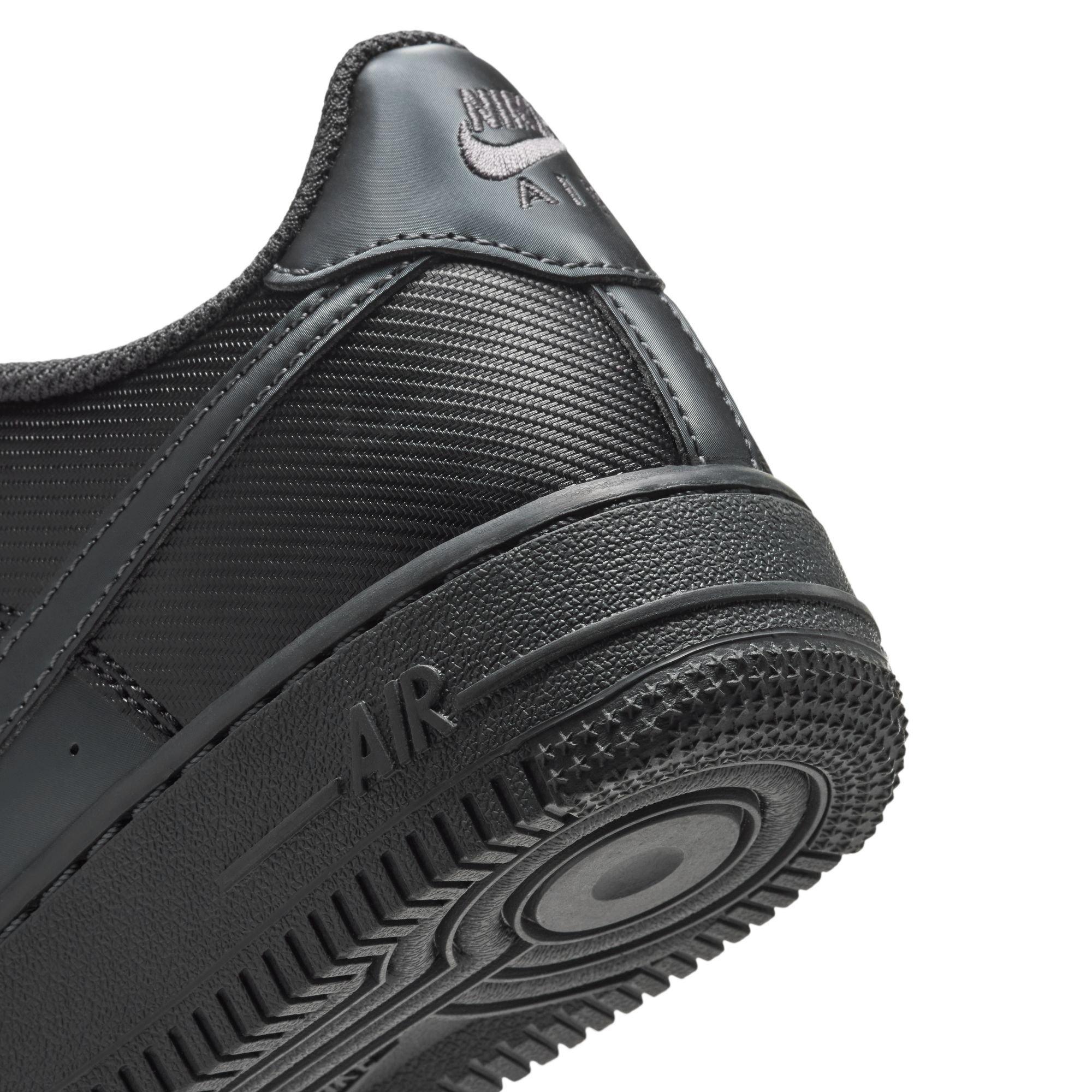 Black/Anthrac - Nike - Kids' Air Force 1 LV8 Carbon Leather Runners - 8