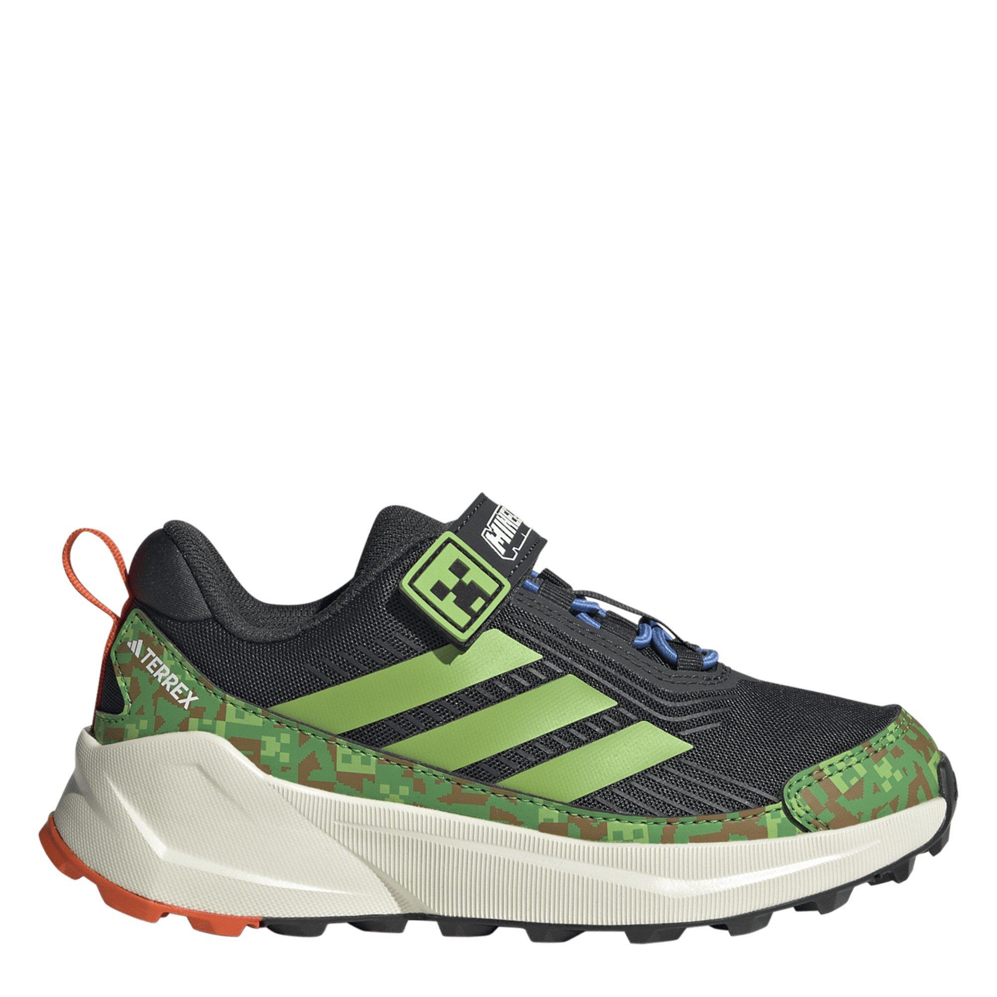 Adidas Boys Kids' Hiking Shoes - Carbon/Lime - C11 (29)