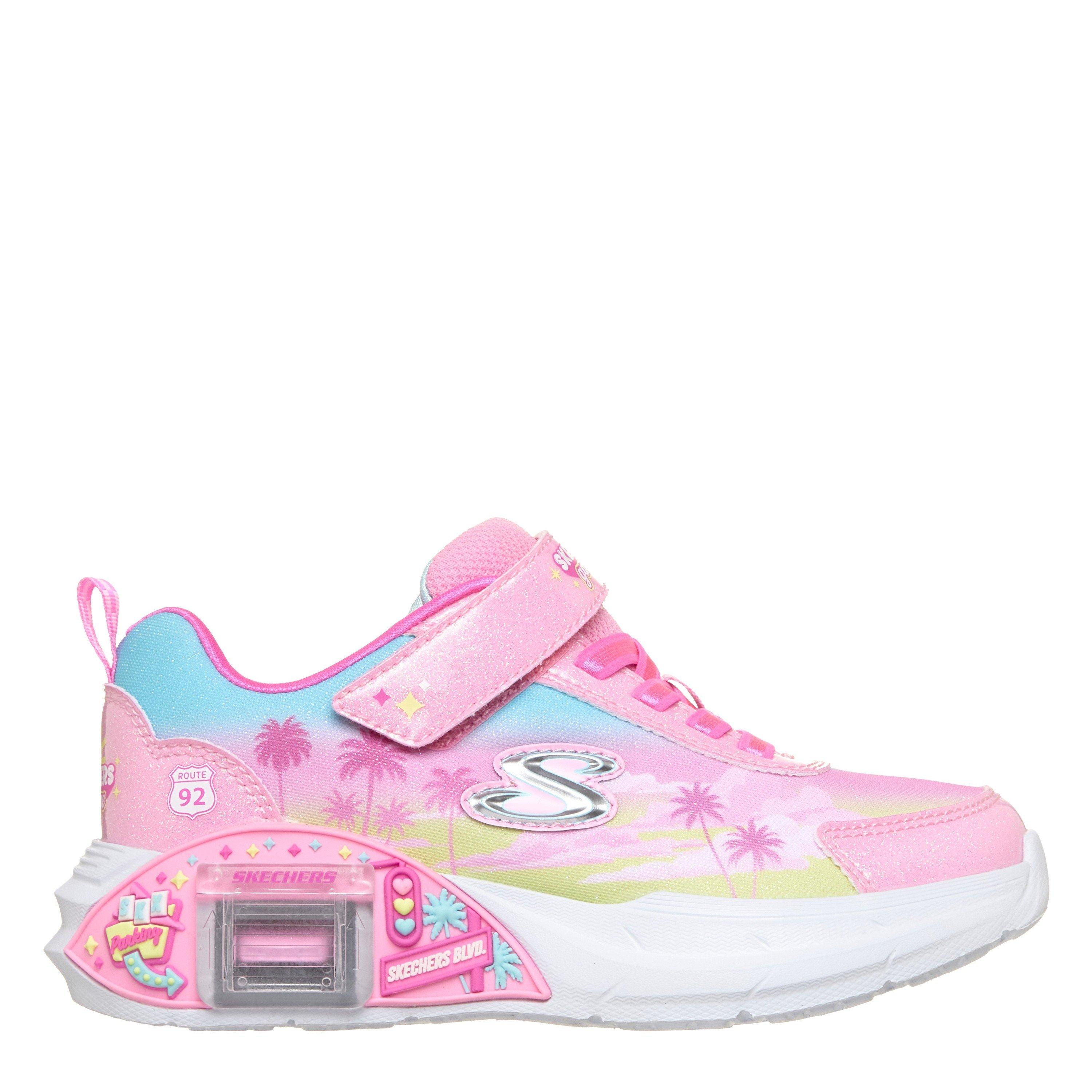 Pink/Multi - Skechers - Kids' Garage Low-Top Trainers - 1