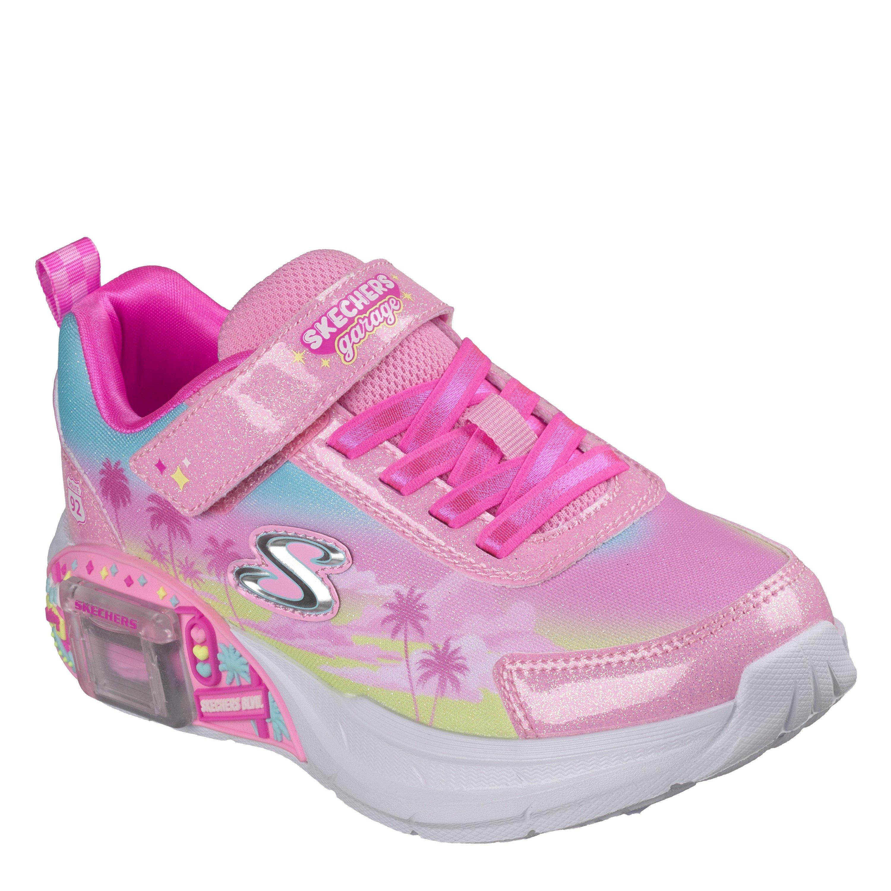 Pink/Multi - Skechers - Kids' Garage Low-Top Trainers - 3
