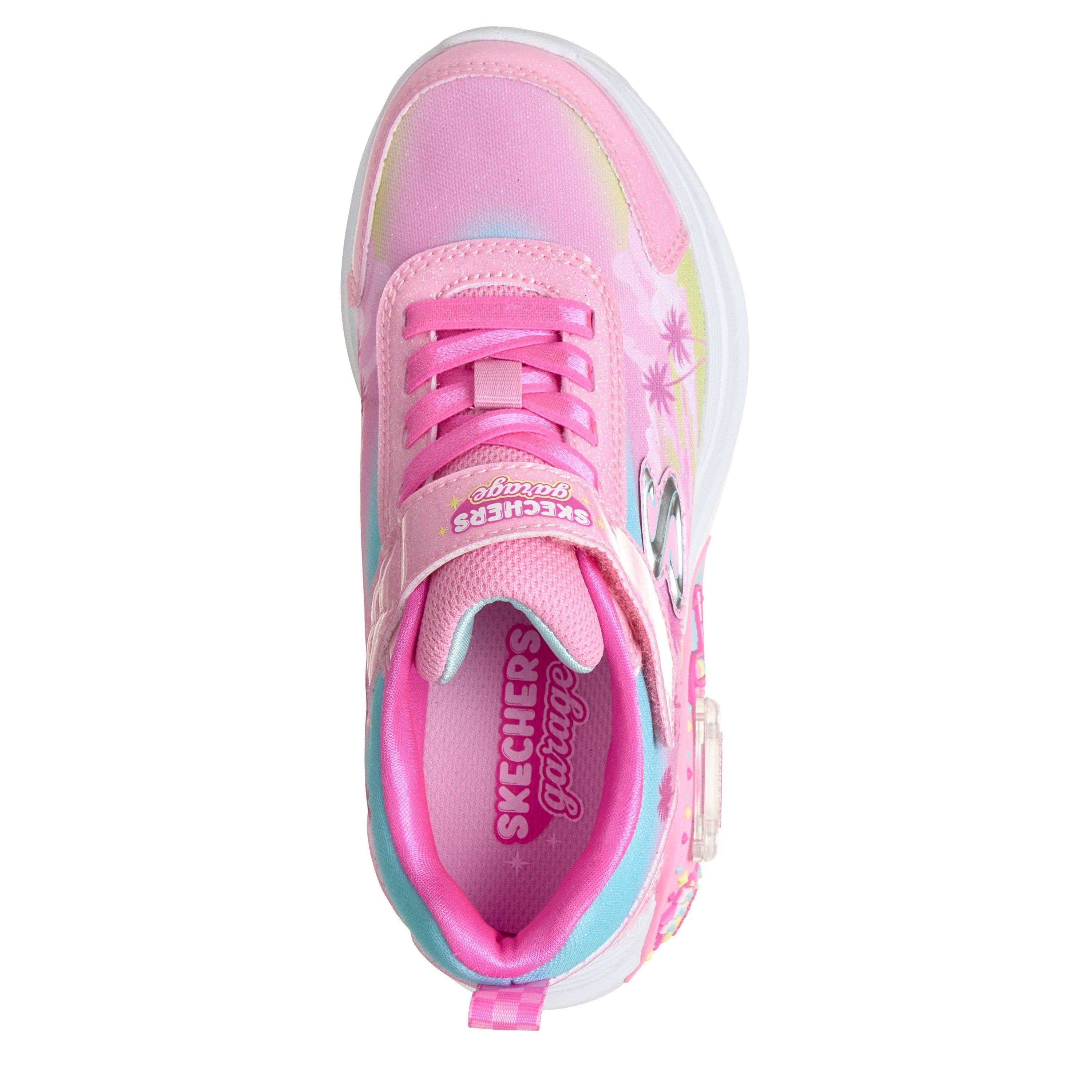 Pink/Multi - Skechers - Kids' Garage Low-Top Trainers - 4