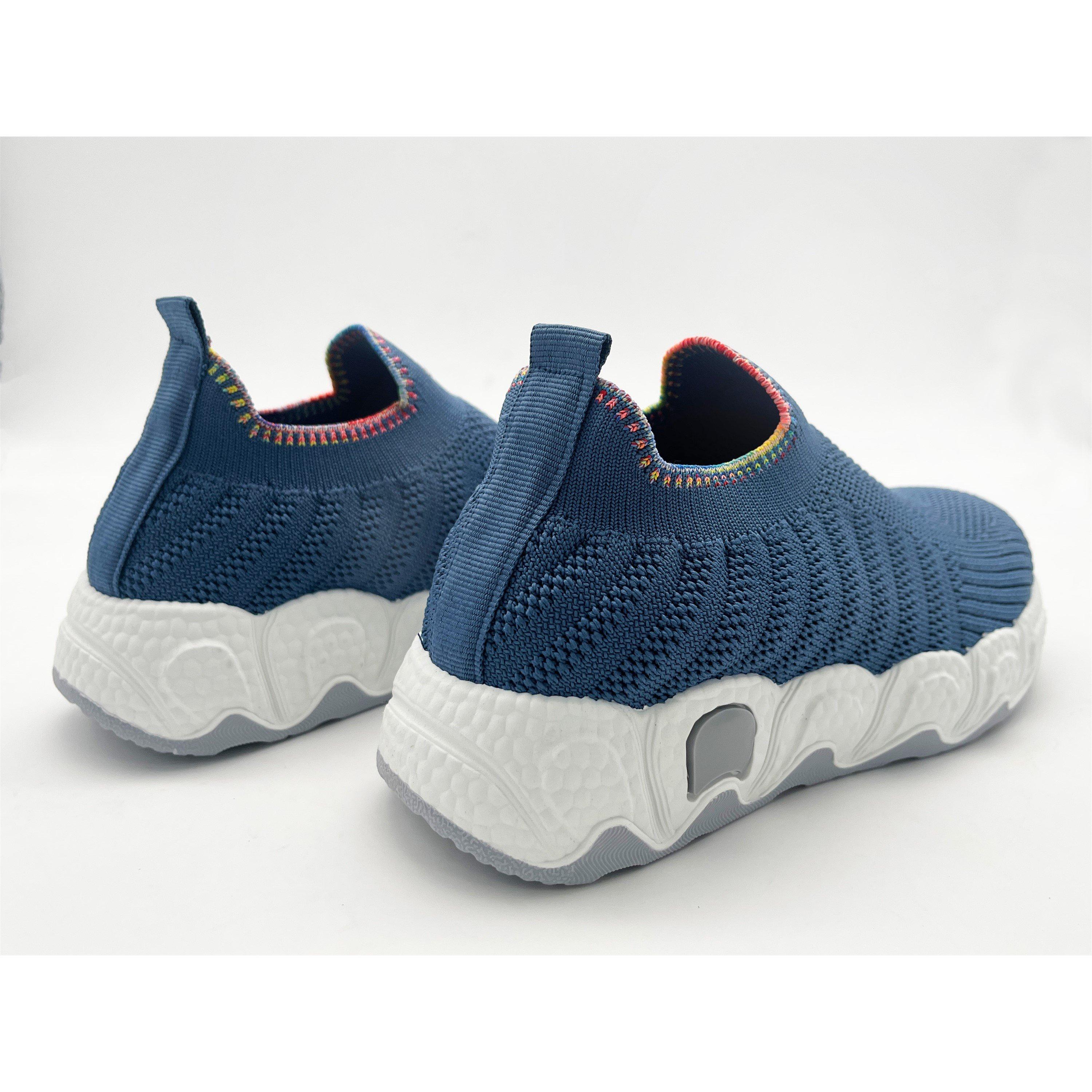 Navy - No Fear - Kids' Bumble 1.0 Slip On Trainers - 4