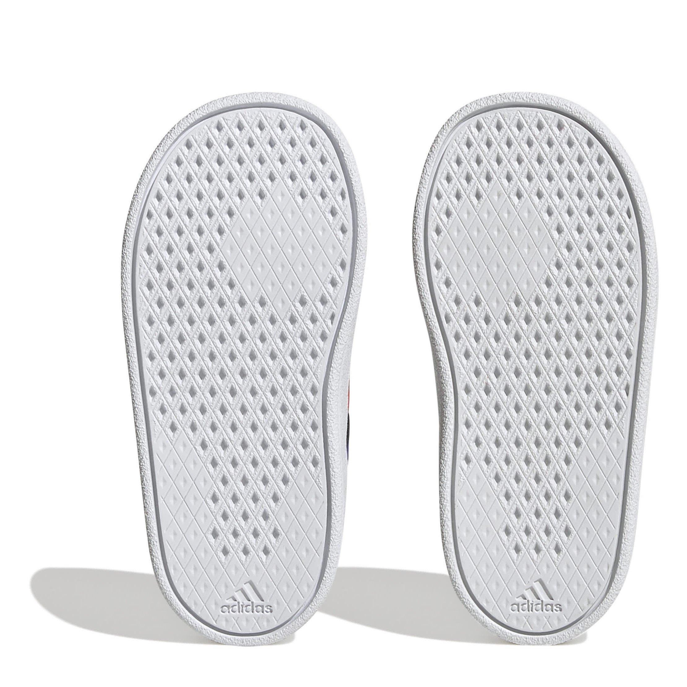 White/Blu/Red - adidas - Kids' Breaknet Casual Low-Top Trainers - 6