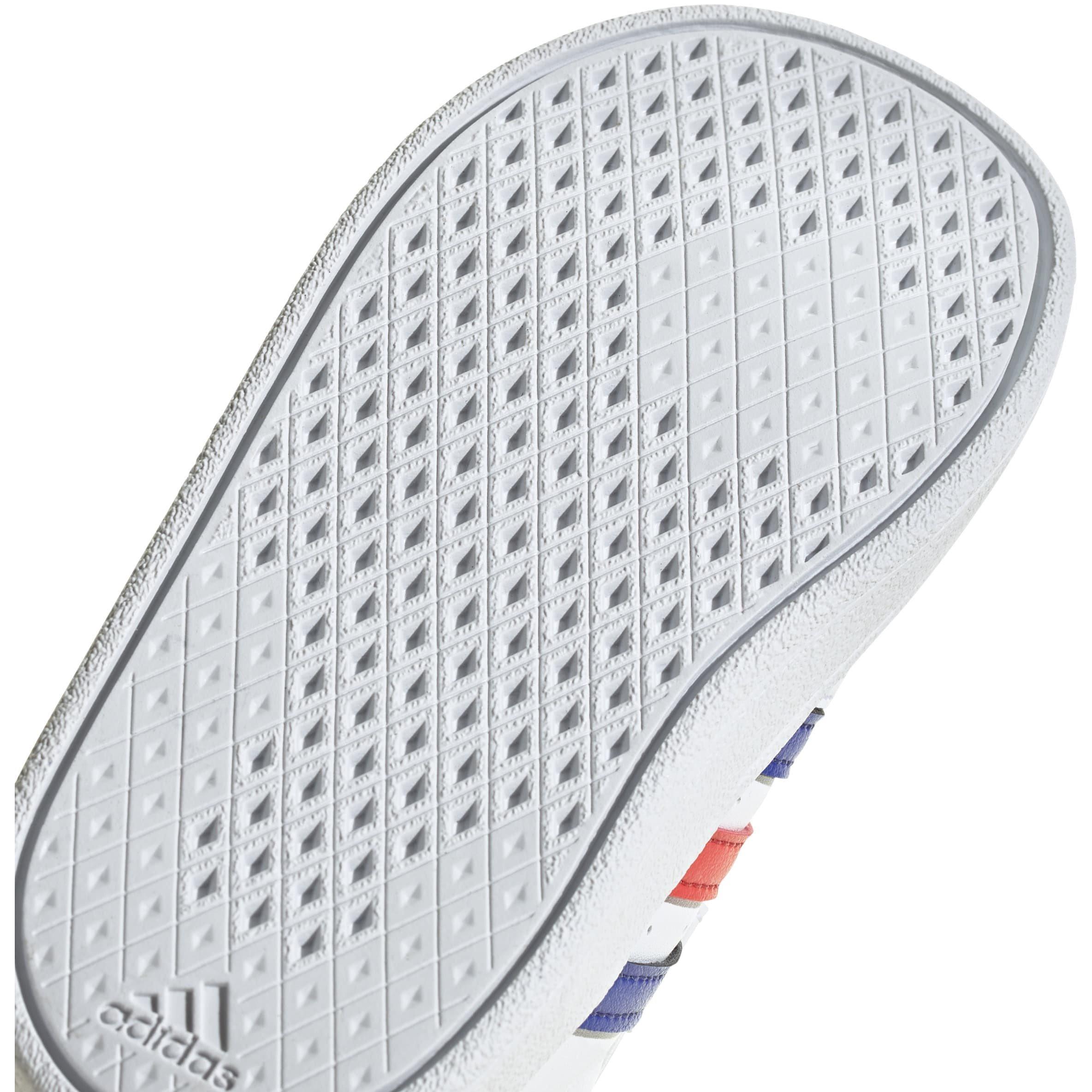 White/Blu/Red - adidas - Kids' Breaknet Casual Low-Top Trainers - 8