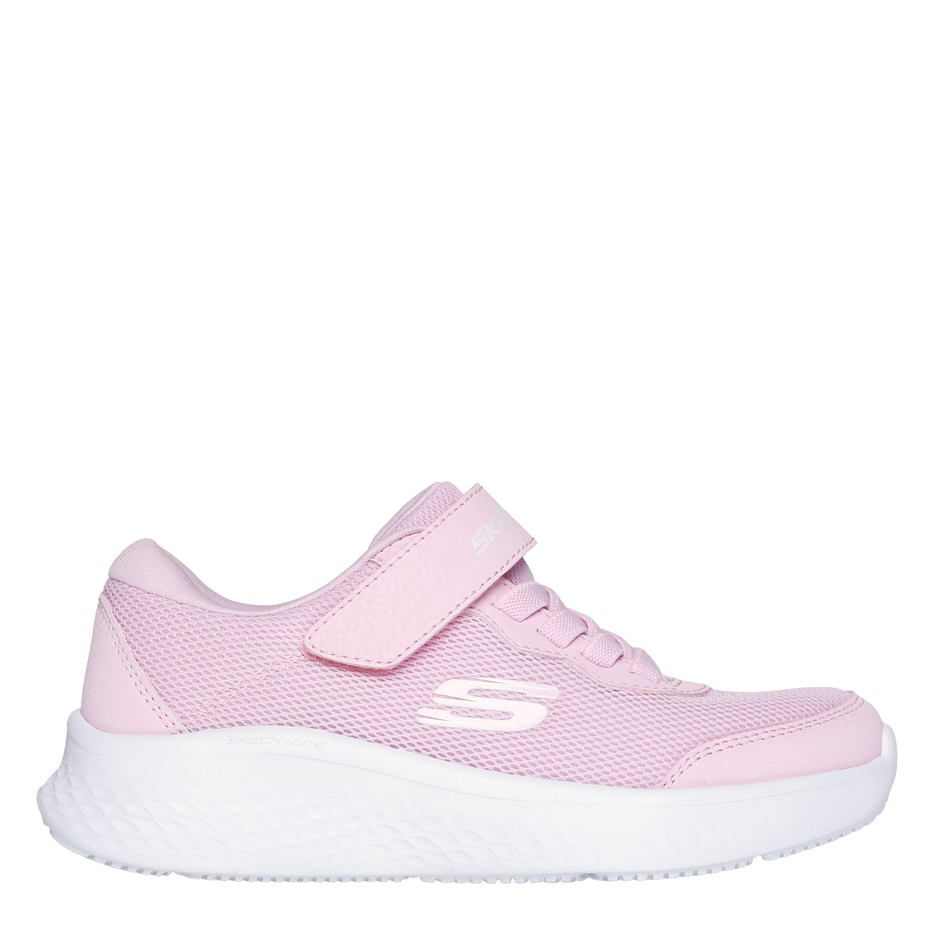 Rosa claro - Skechers - Skechers Gore And Strap Mesh Sneaker Low-Top Trainers Girls - 1