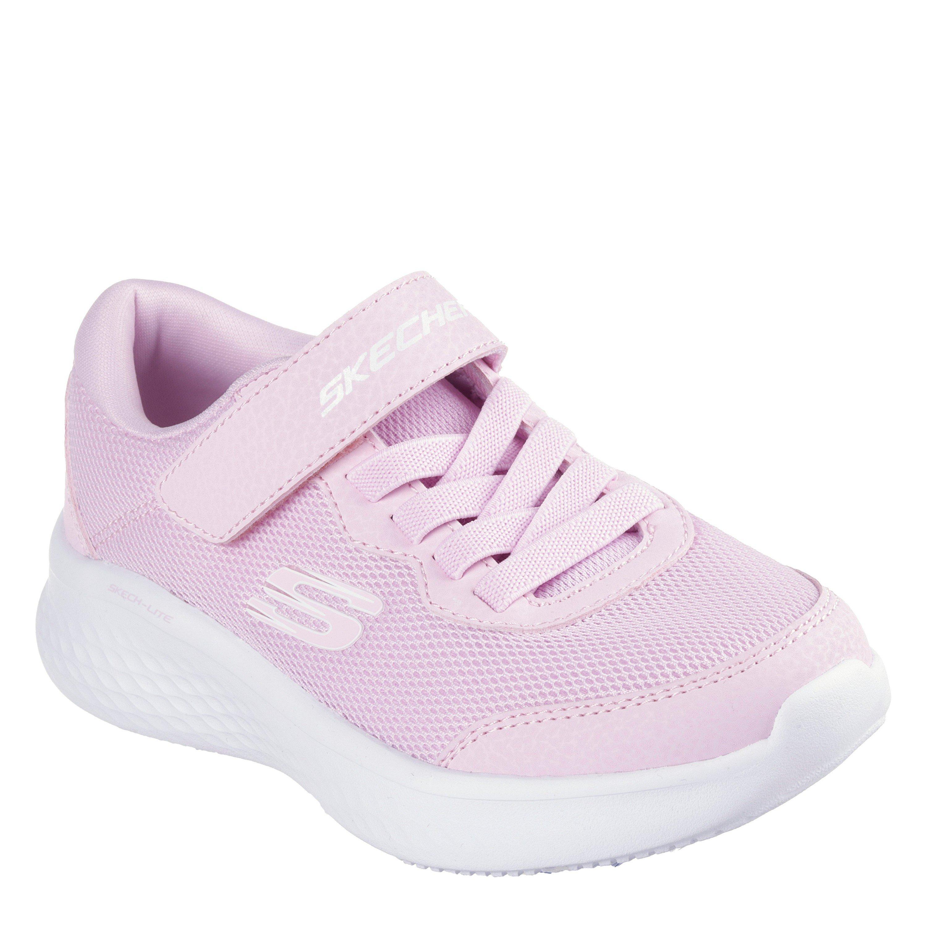 Rosa claro - Skechers - Skechers Gore And Strap Mesh Sneaker Low-Top Trainers Girls - 3