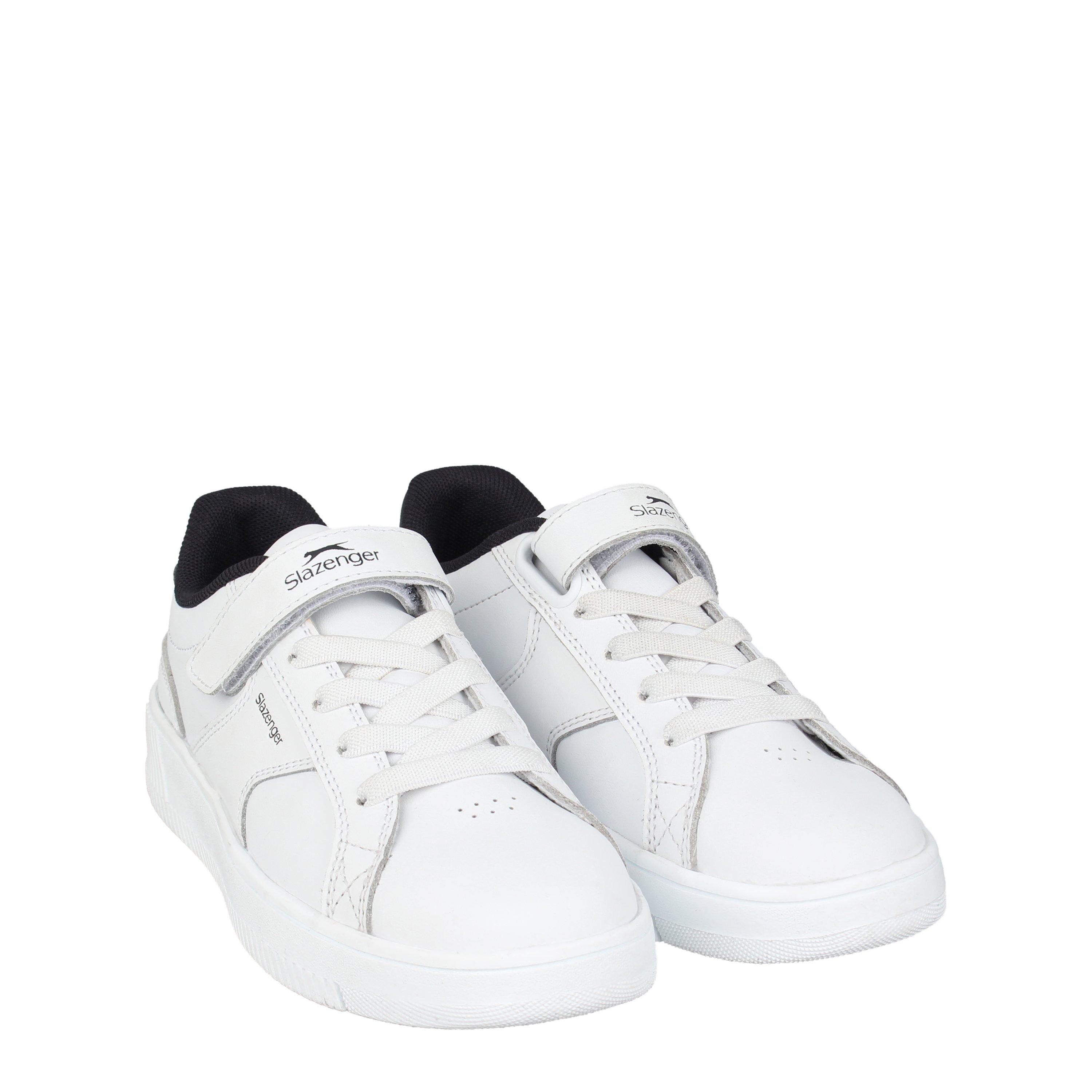 White/Navy - Slazenger - Unisex Kids' Slaz Starling Low-Top Trainers - 3