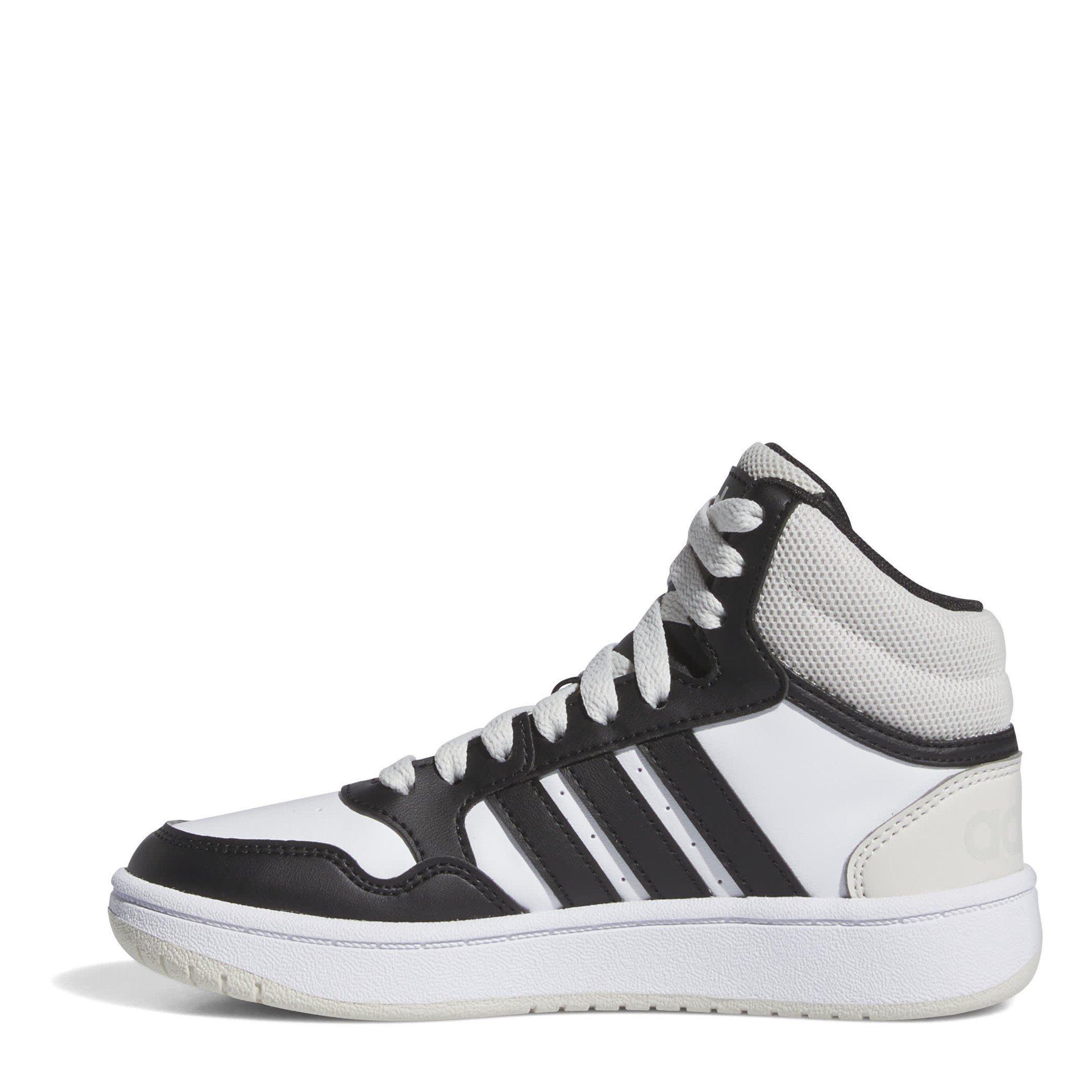 White/Black - adidas - Hoops 3.0 High-Top Trainers Boys - 2