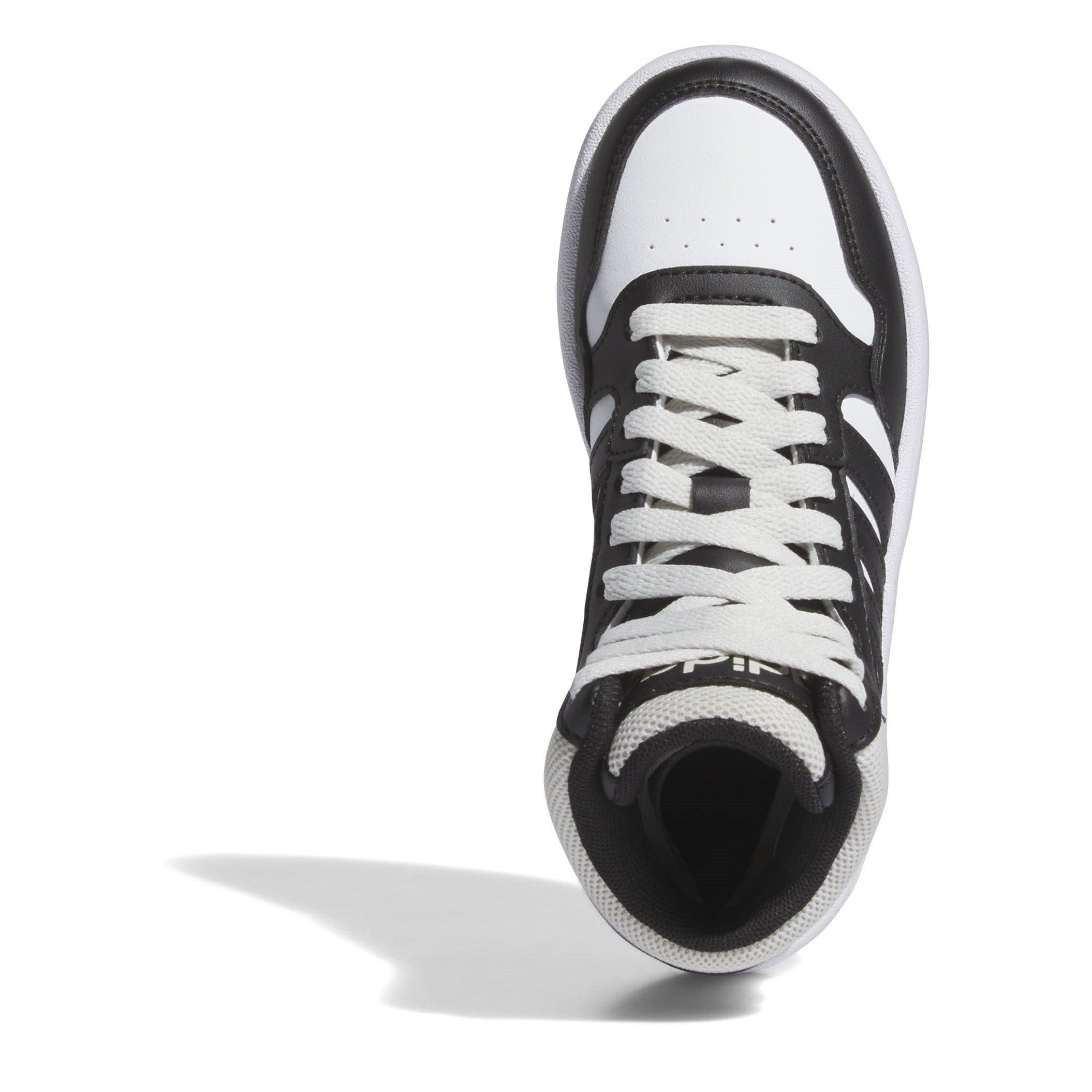 White/Black - adidas - Hoops 3.0 High-Top Trainers Boys - 5