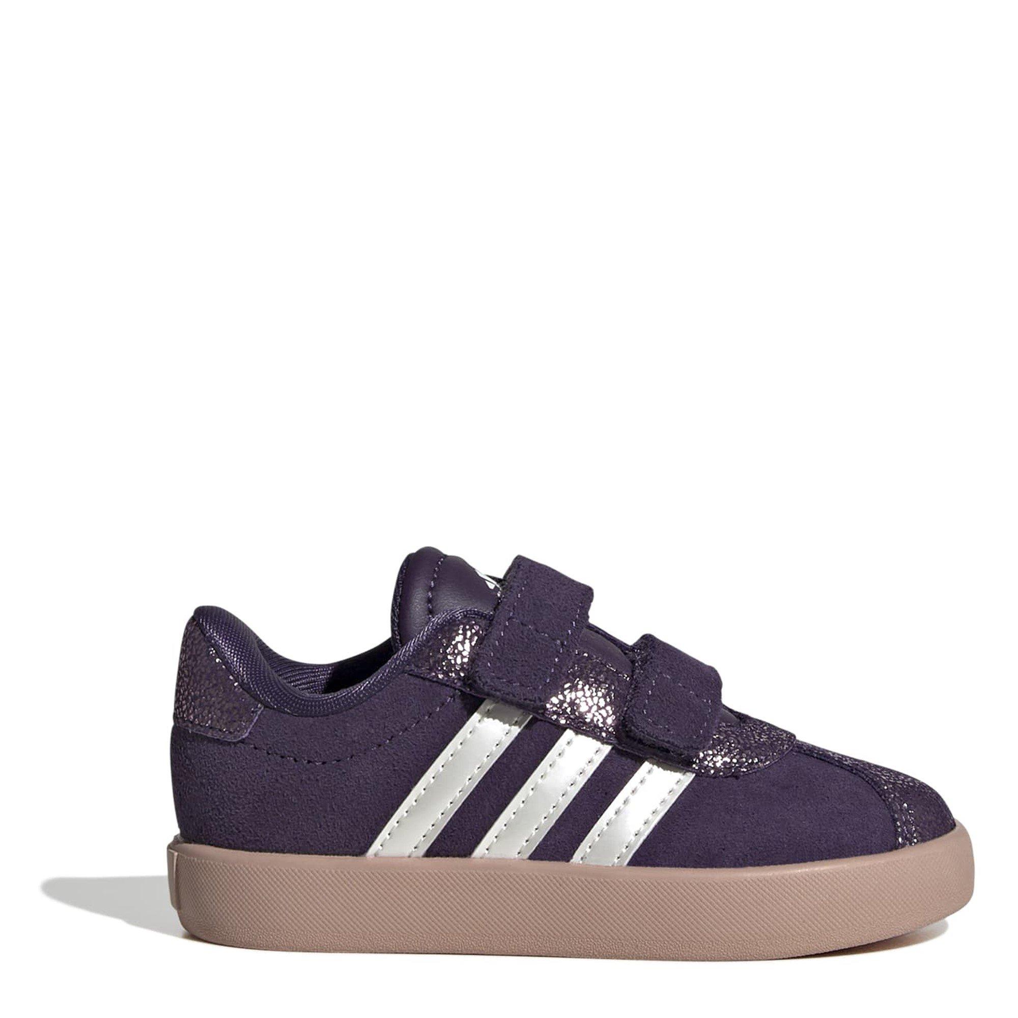Adidas  Kids' Vl Court Infant Low-Top Trainers - Aura Plum - C7 (24)