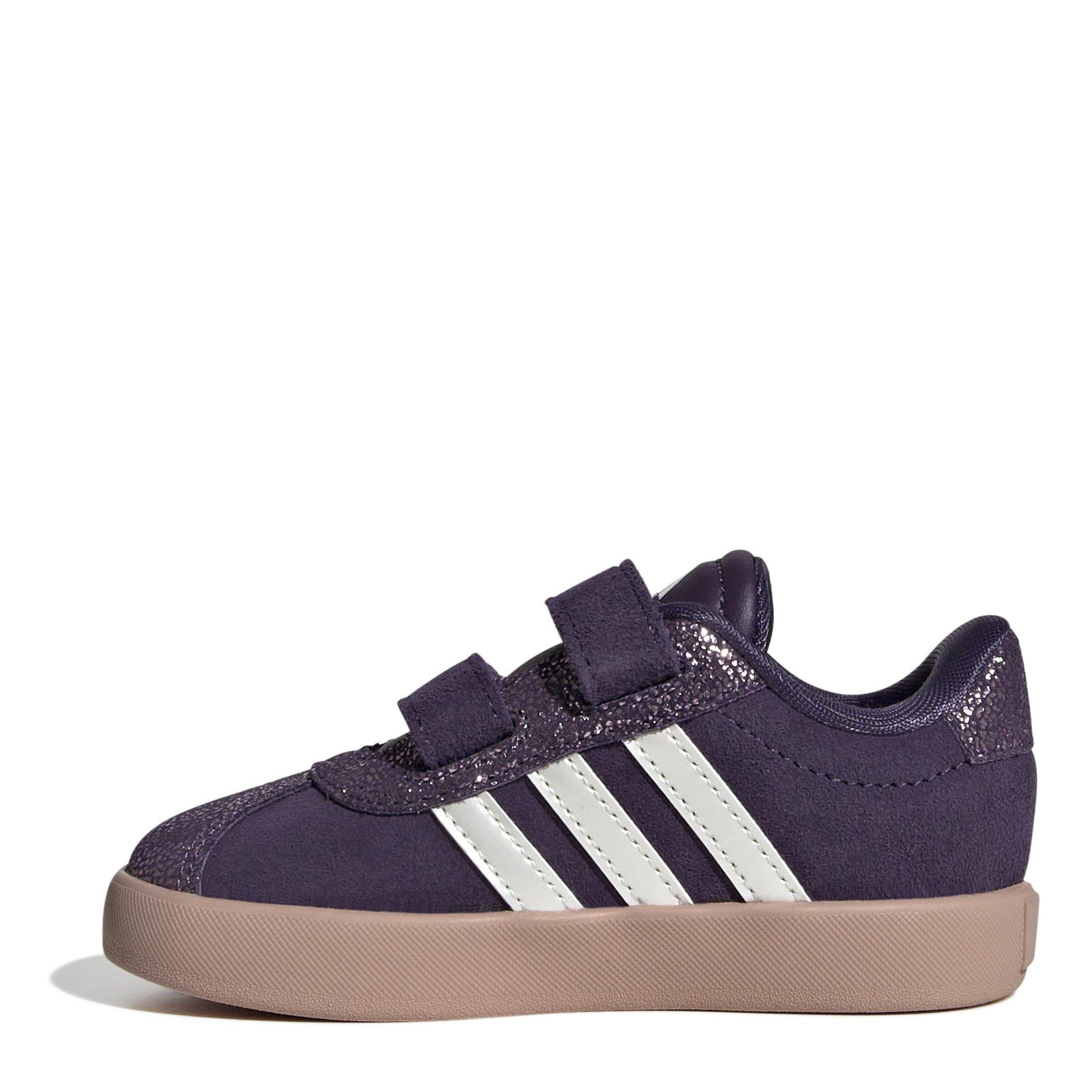 Aura Plum - adidas - VL Court Infant Low-Top Trainers - 2
